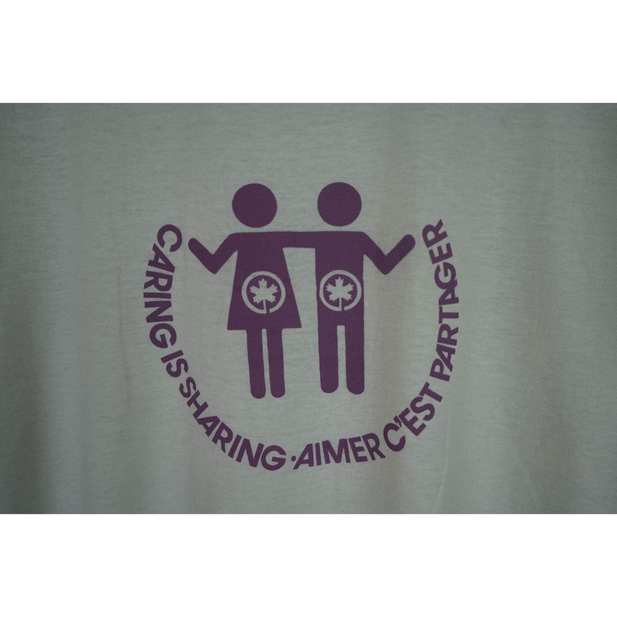 Vintage Vintage Graphic T-shirt Positive Message Men's L #441 Size US L / EU 52-54 / 3 - 4 Thumbnail