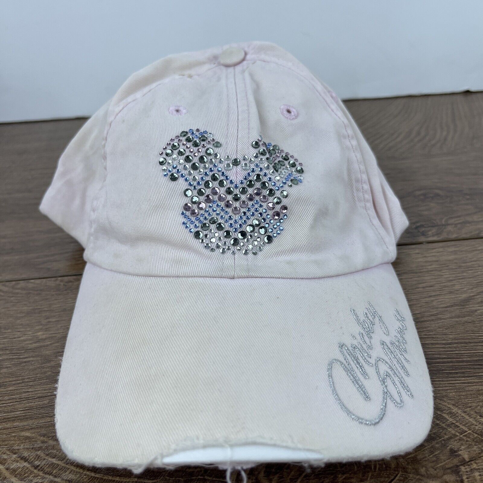 Other Mickey Mouse Hat Mickey Baseball Hat Pink Hat Adjustable Adu Size ONE SIZE - 4 Thumbnail