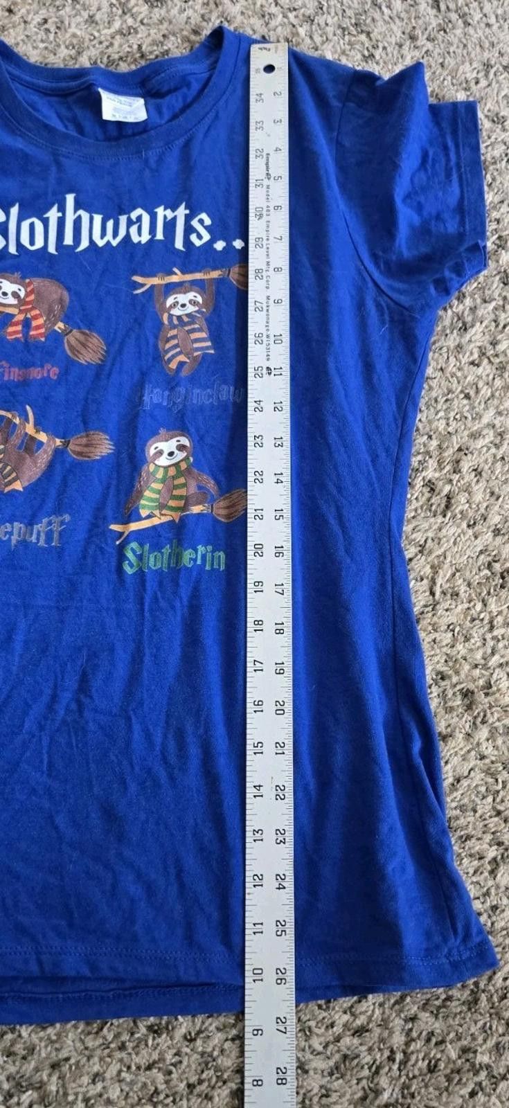 Other Harry Potter Slothwarts Sloth Shirt Unisex Top Funny Sloths Size M / US 6-8 / IT 42-44 - 9 Thumbnail