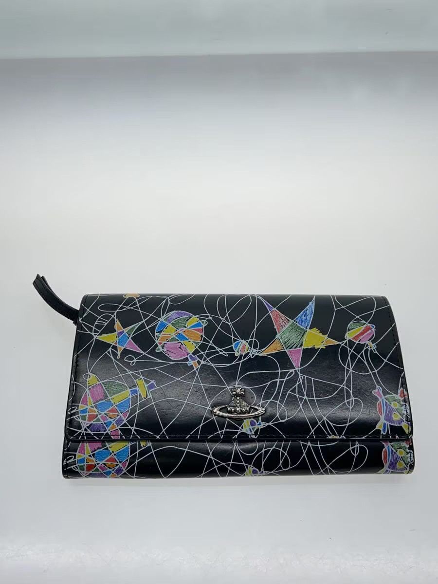 Vivienne Westwood Vivienne Westwood Allover Pttn Long Wallet Black Size ONE SIZE - 1 Thumbnail