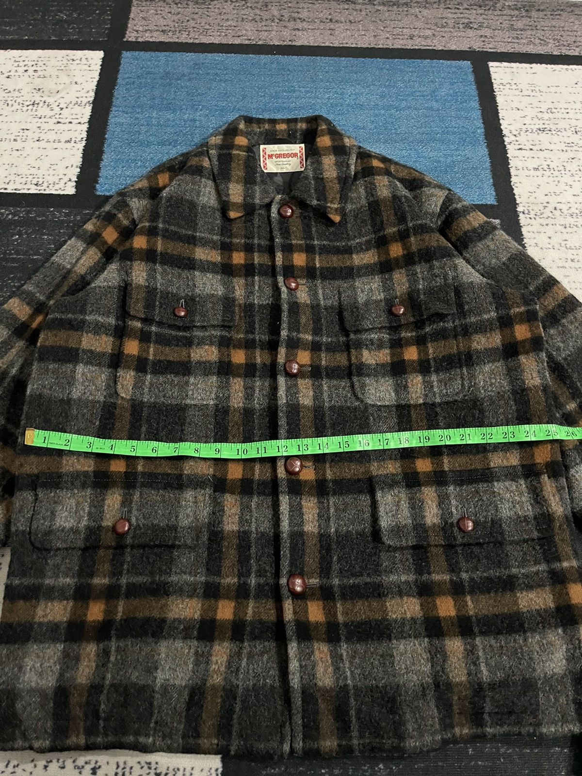 McGregor × Vintage Vintage Mcgregor Plaid Wool Jacket Size US XL / EU 56 / 4 - 14 Thumbnail