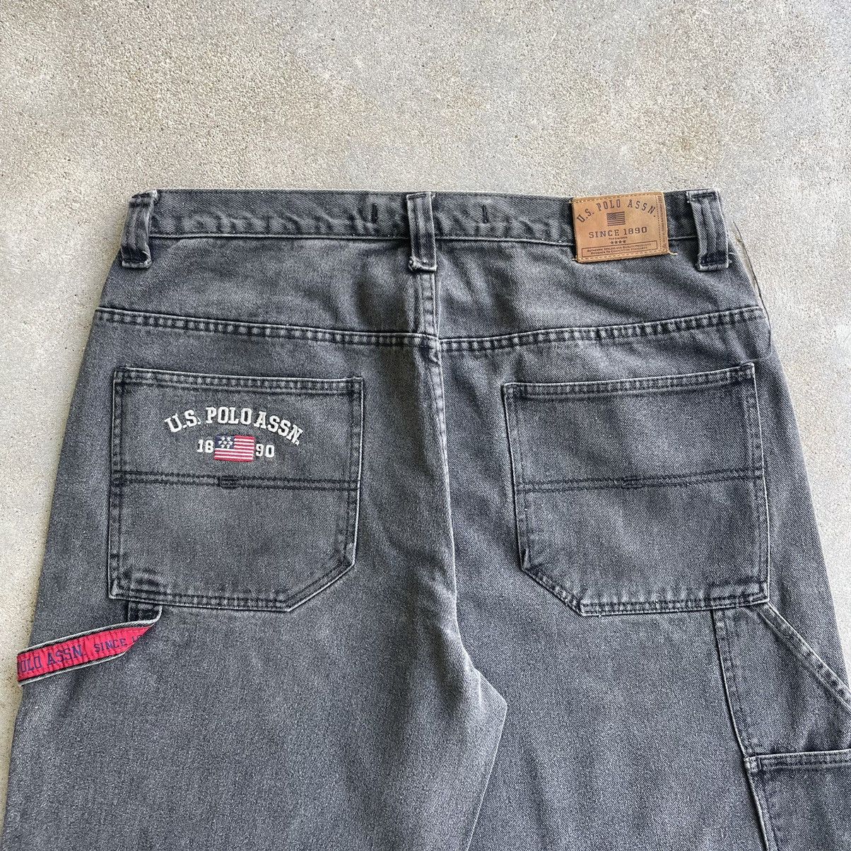 Other Crazy vintage baggy Y2K skater Polo jean shorts jorts Size US 36 / EU 52 - 2 Thumbnail