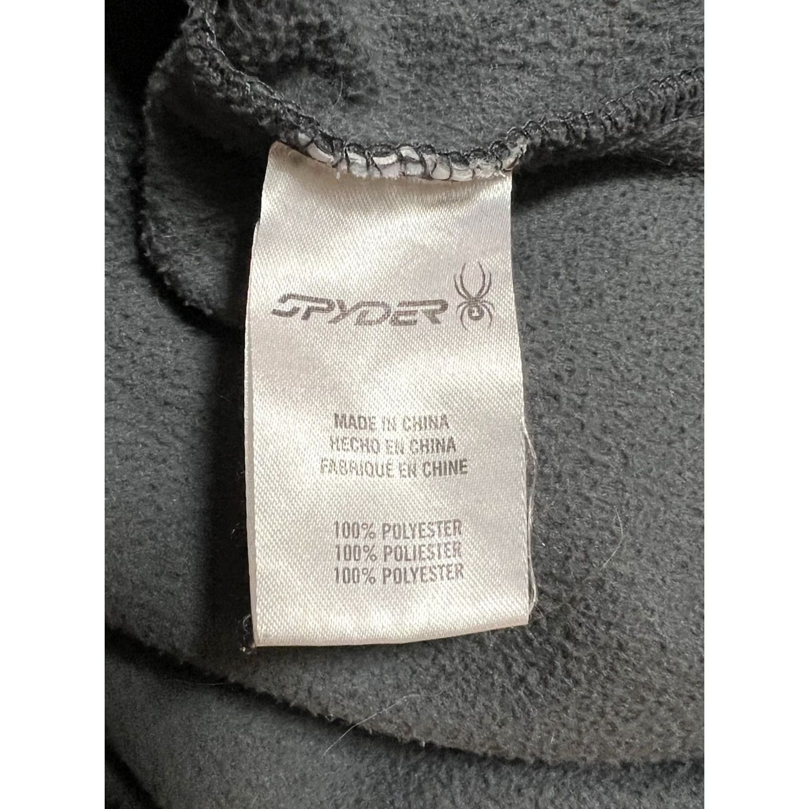 Spyder Spyder Jacket Mens M Gray With Yellow Accent Logo Windbreaker Outdoor Adults Size US M / EU 48-50 / 2 - 6 Thumbnail