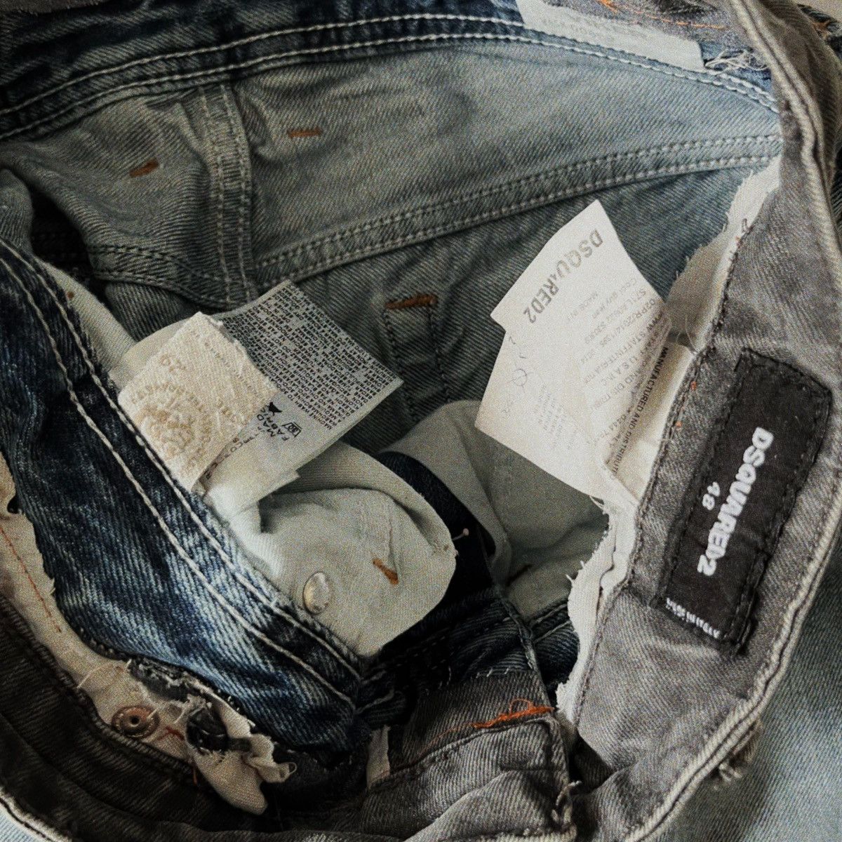 Diesel Rare 1/1 Hybrid Rebuilt Diesel x Dsquared2 Jeans Size US 30 / EU 46 - 7 Thumbnail