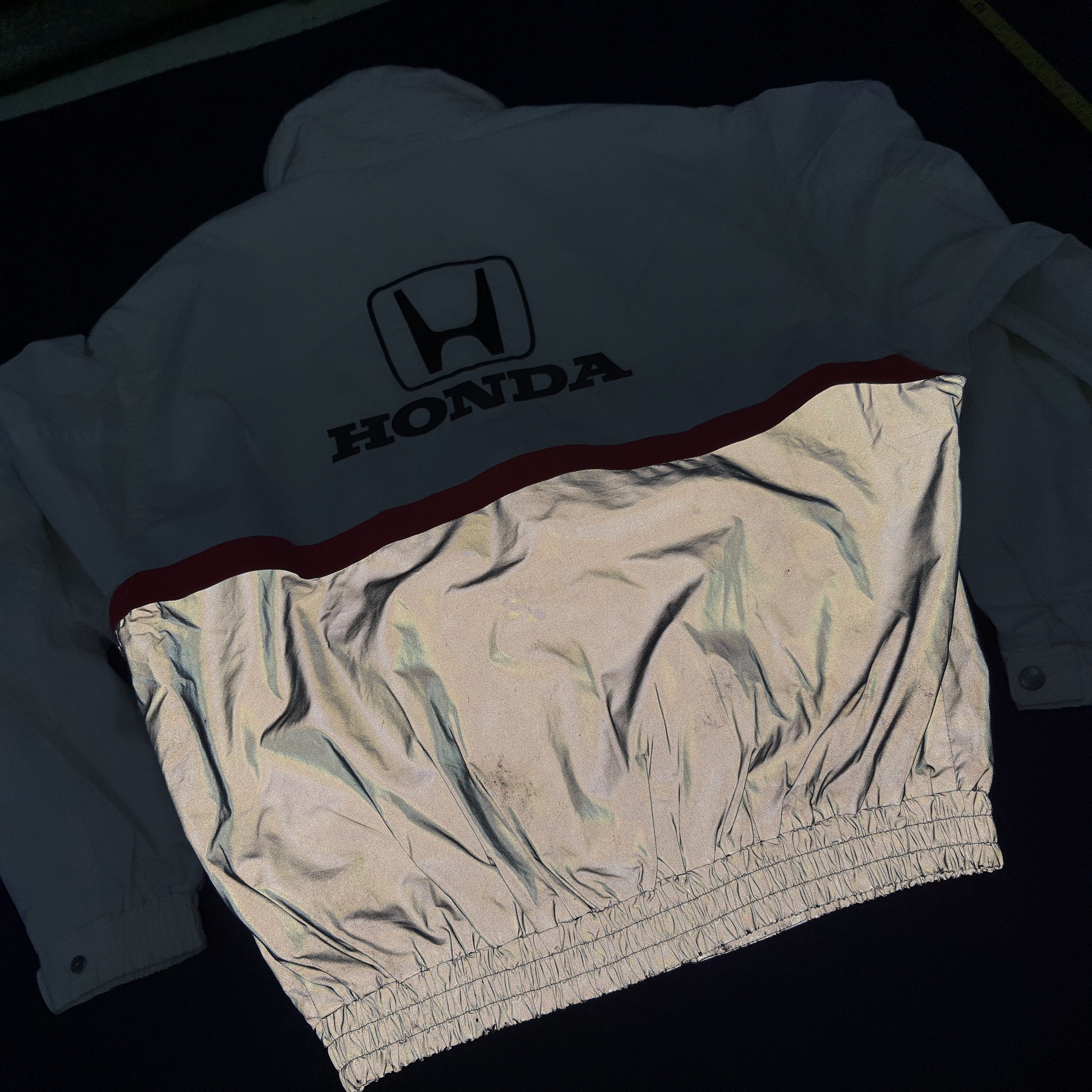 Honda Vintage 90s BAR Honda F1 Racing Reflective Jacket C278N20 Size US L / EU 52-54 / 3 - 16 Thumbnail