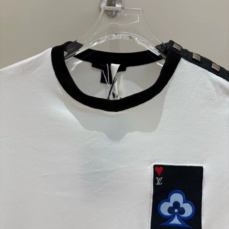 Louis Vuitton Louis Vuitton White playing card short sleeve Size S / US 4 / IT 40 - 3 Thumbnail