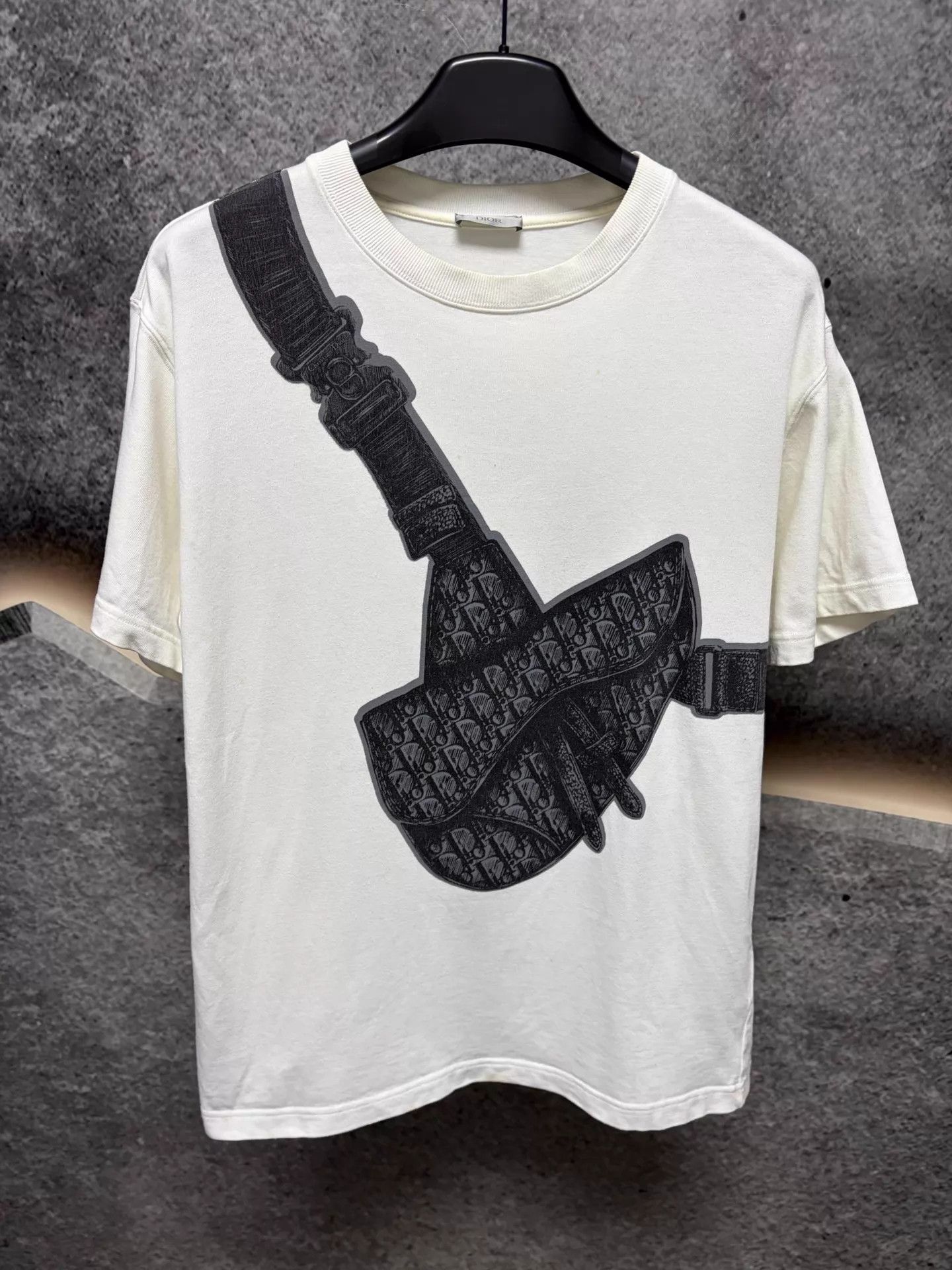 Dior Dior Saddle Bag logo white short-sleeve T-shirt M Size US M / EU 48-50 / 2 - 1 Thumbnail