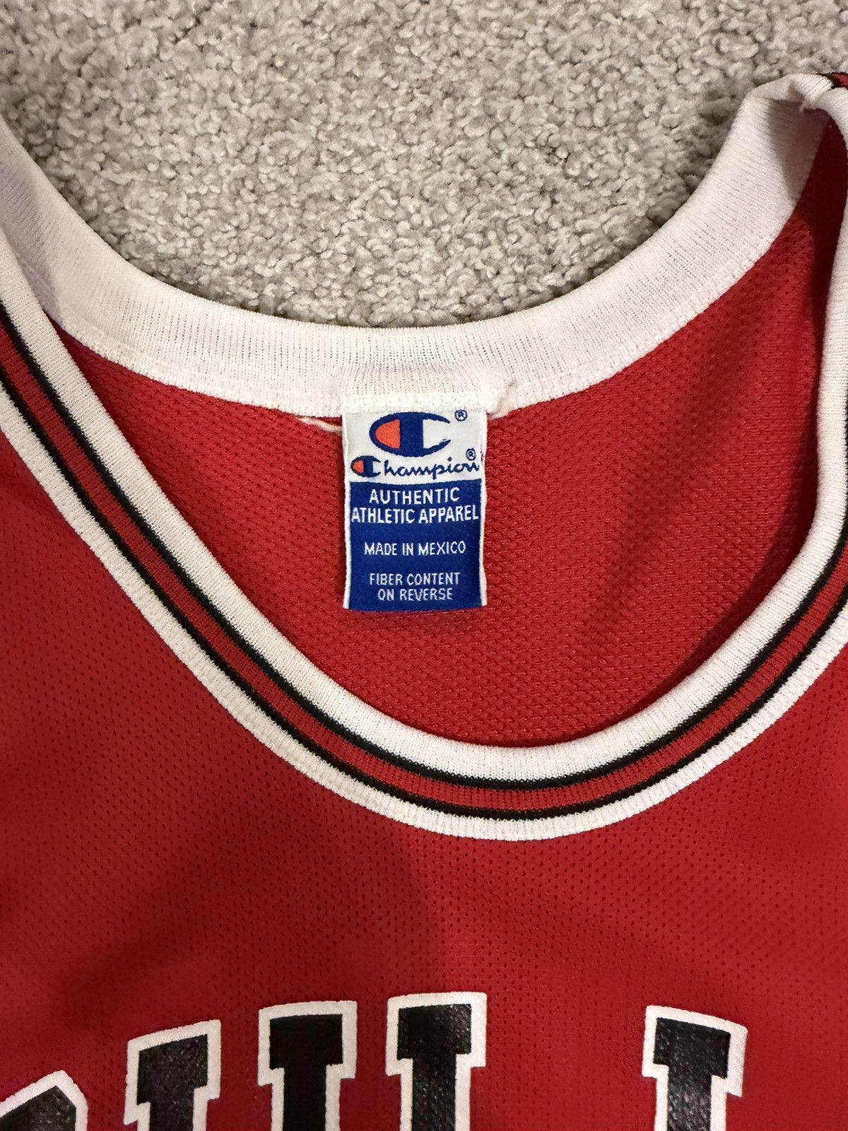 Champion Bulls Jordan Champions Jersey Size US M / EU 48-50 / 2 - 2 Thumbnail