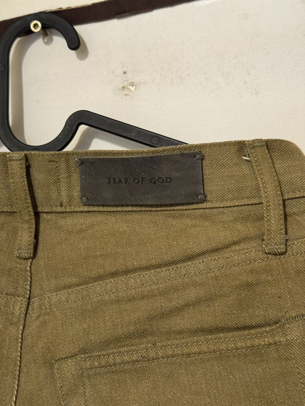 Fear of God Fear of God Fifth Collection Selvedge Jeans Olive SZ 29🔥 Size US 29 - 10 Thumbnail