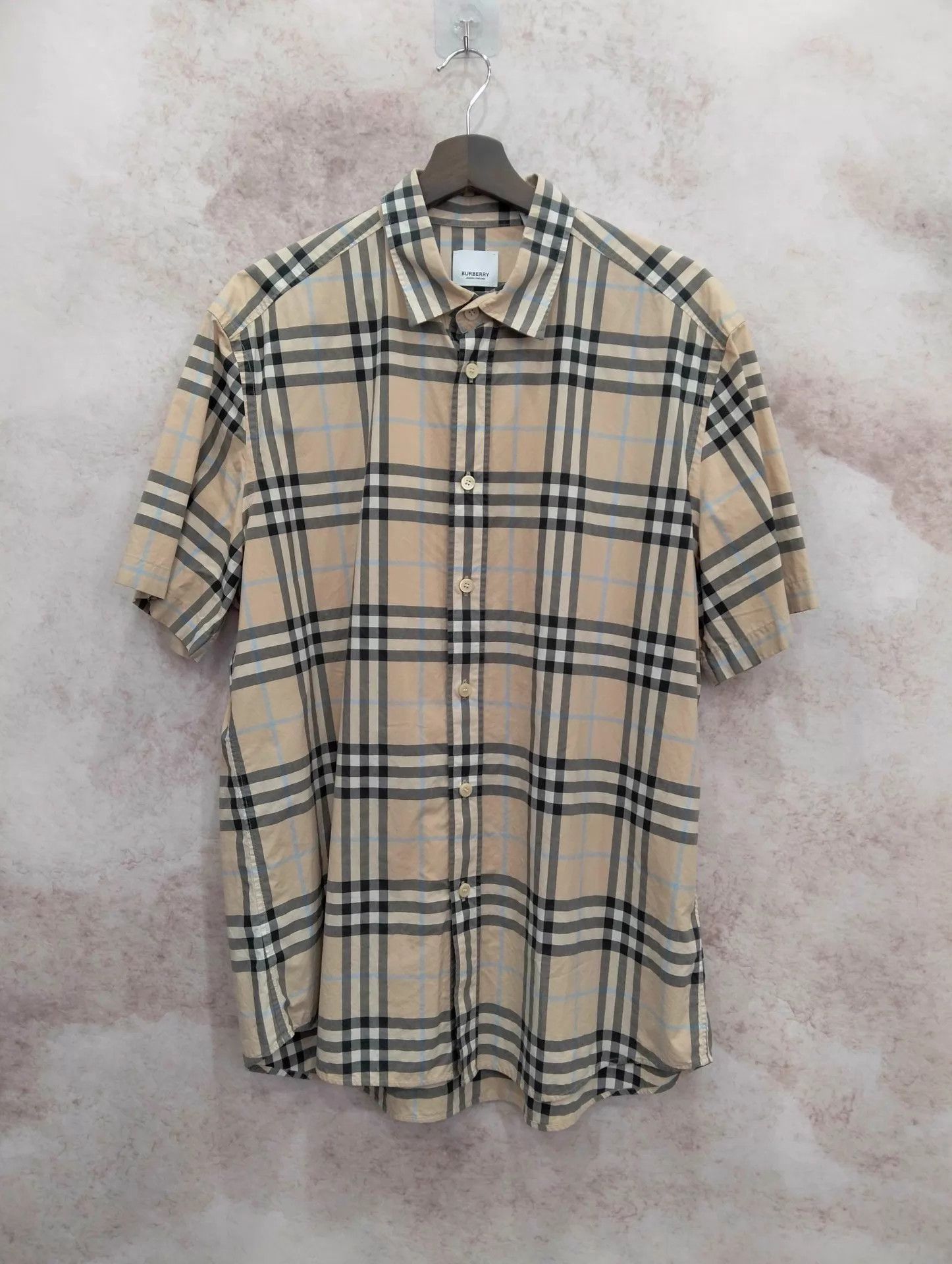 Burberry Burberry Check Short-Sleeve Shirt XL Size US XL / EU 56 / 4 - 1 Thumbnail