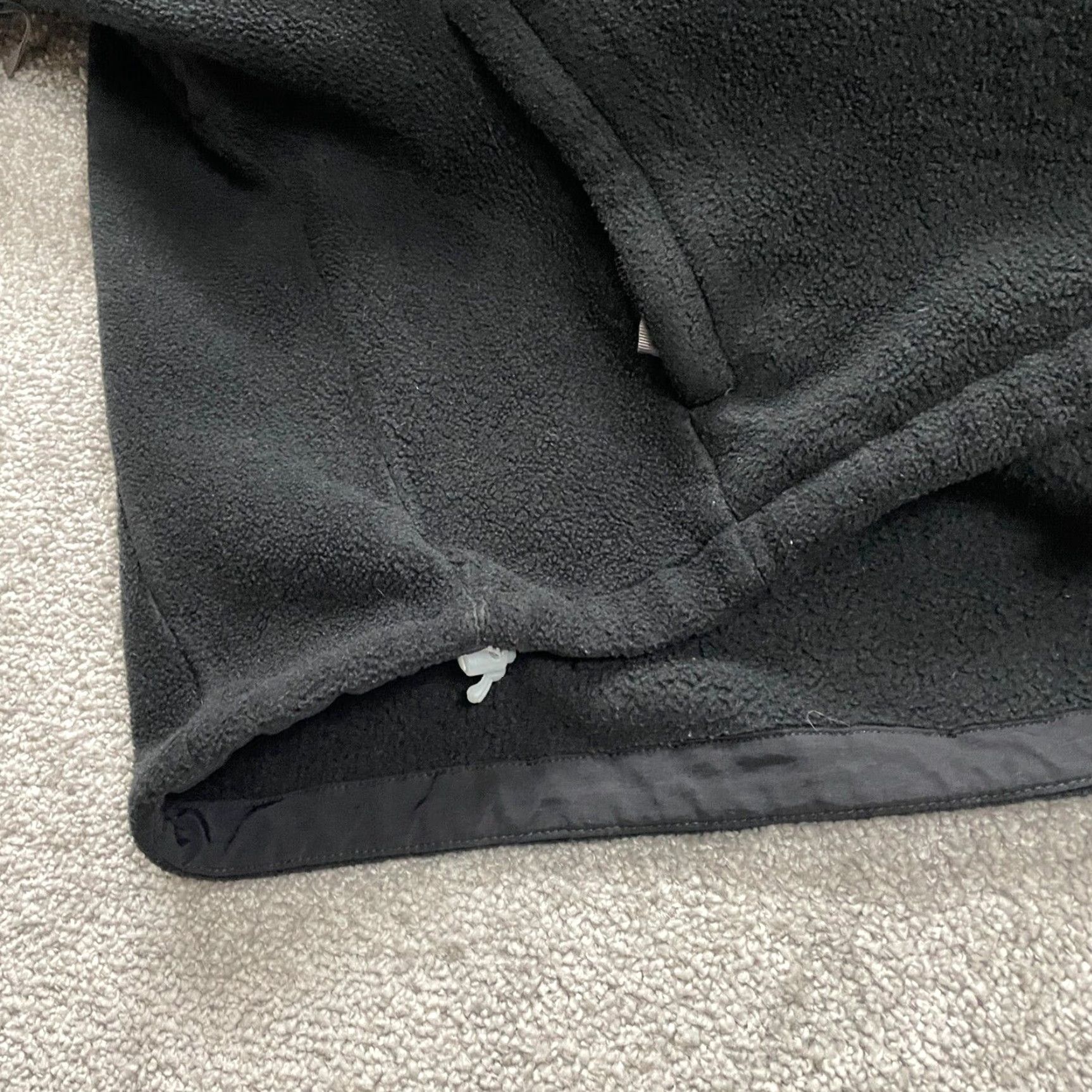 Lands' End Lands' End Fleece Jacket Womens M Black Full Zip Pockets High Neck Outdoor Jacket Size M / US 6-8 / IT 42-44 - 4 Thumbnail