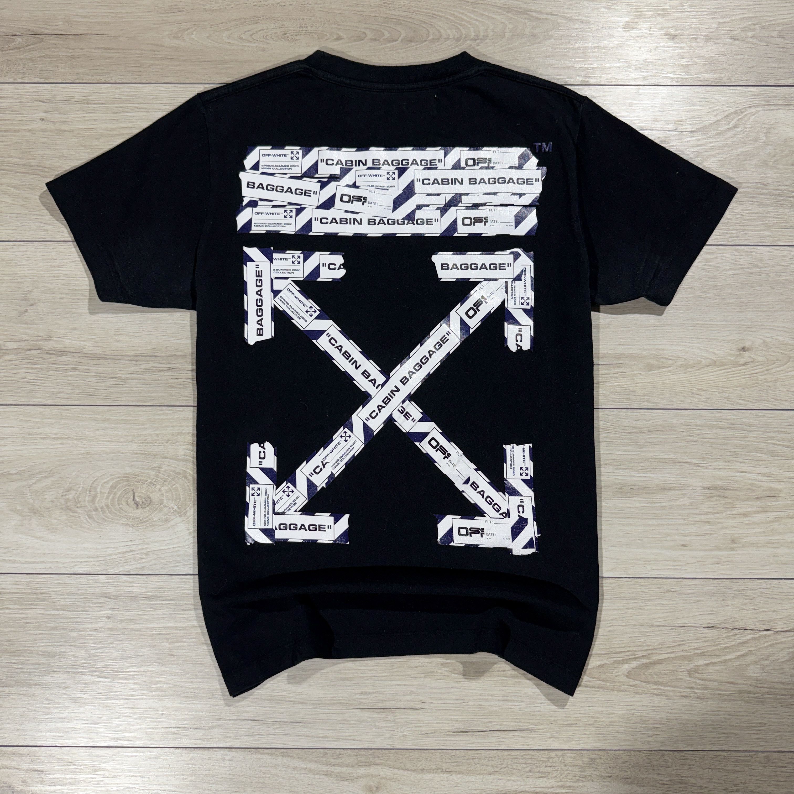 Off-White RARE Off White Airport Tape T-Shirt Y2K Retro Hype M Size US M / EU 48-50 / 2 - 2 Thumbnail