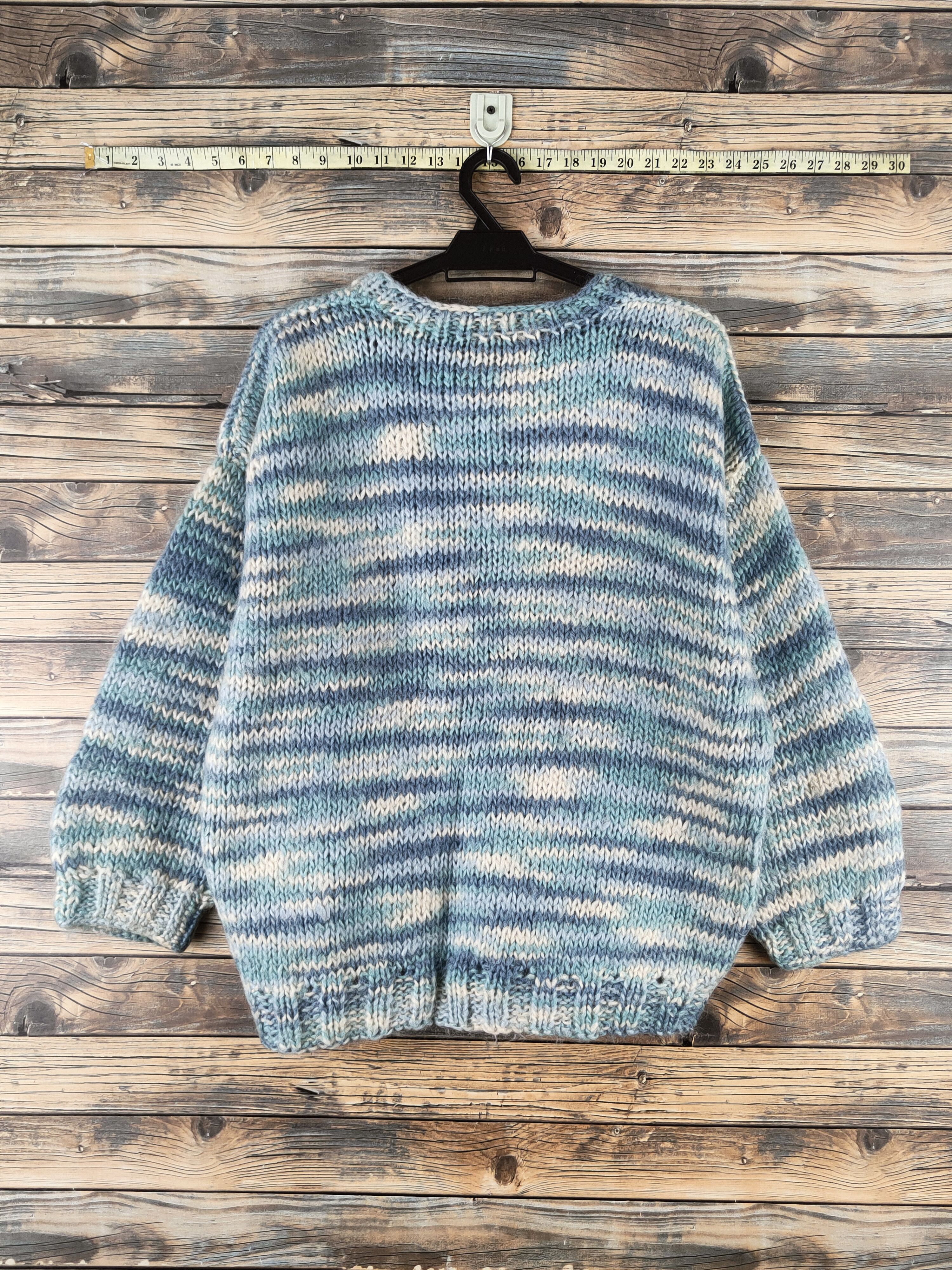 Japanese Brand DL Japan vintage Blue Knitwear Sweaters #46-574 Size US M / EU 48-50 / 2 - 7 Thumbnail