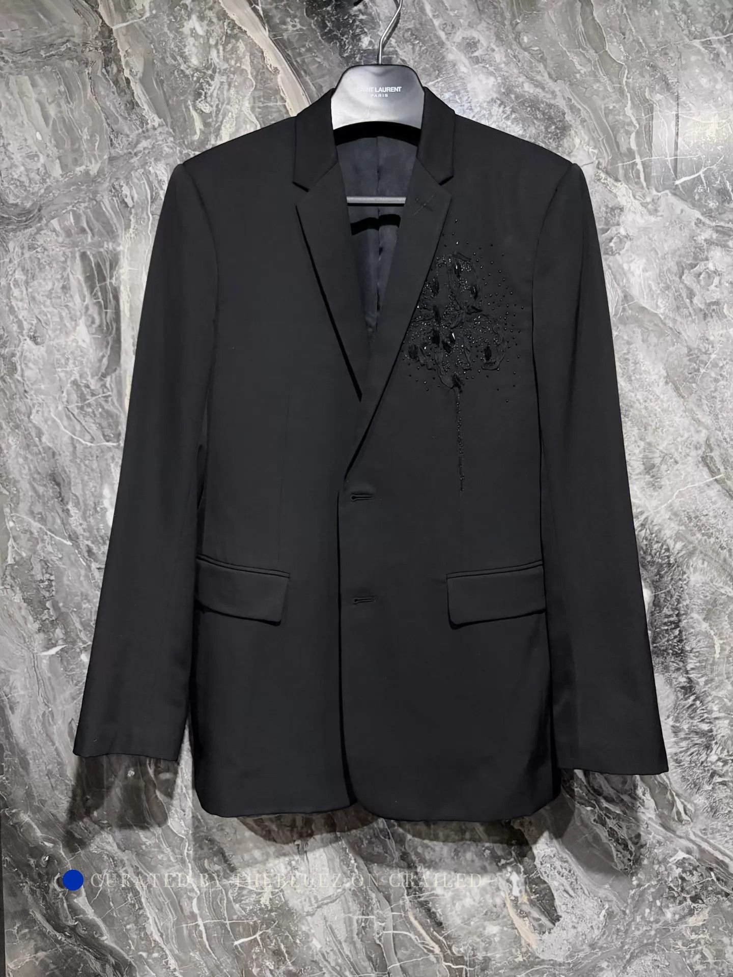 Dior Elegant Black Beaded Embroidered Blazer Size US M / EU 48-50 / 2 - 1 Thumbnail