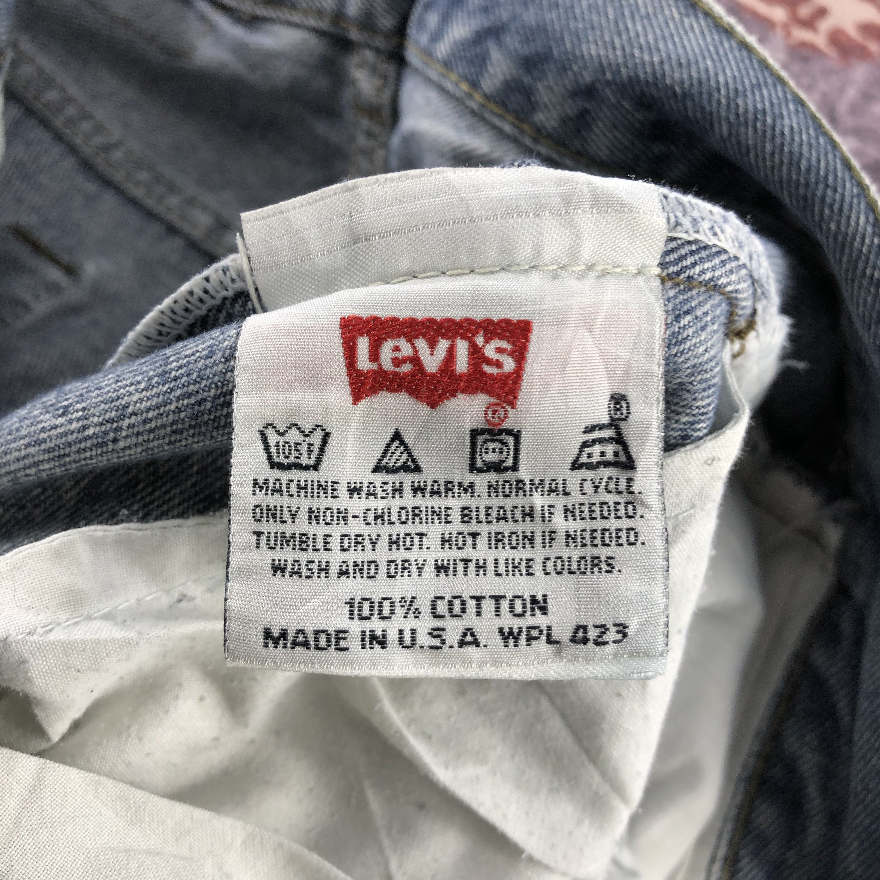 Levi's 90s Vintage Levis 501 Jeans-JM2932 Size US 29 - 12 Thumbnail