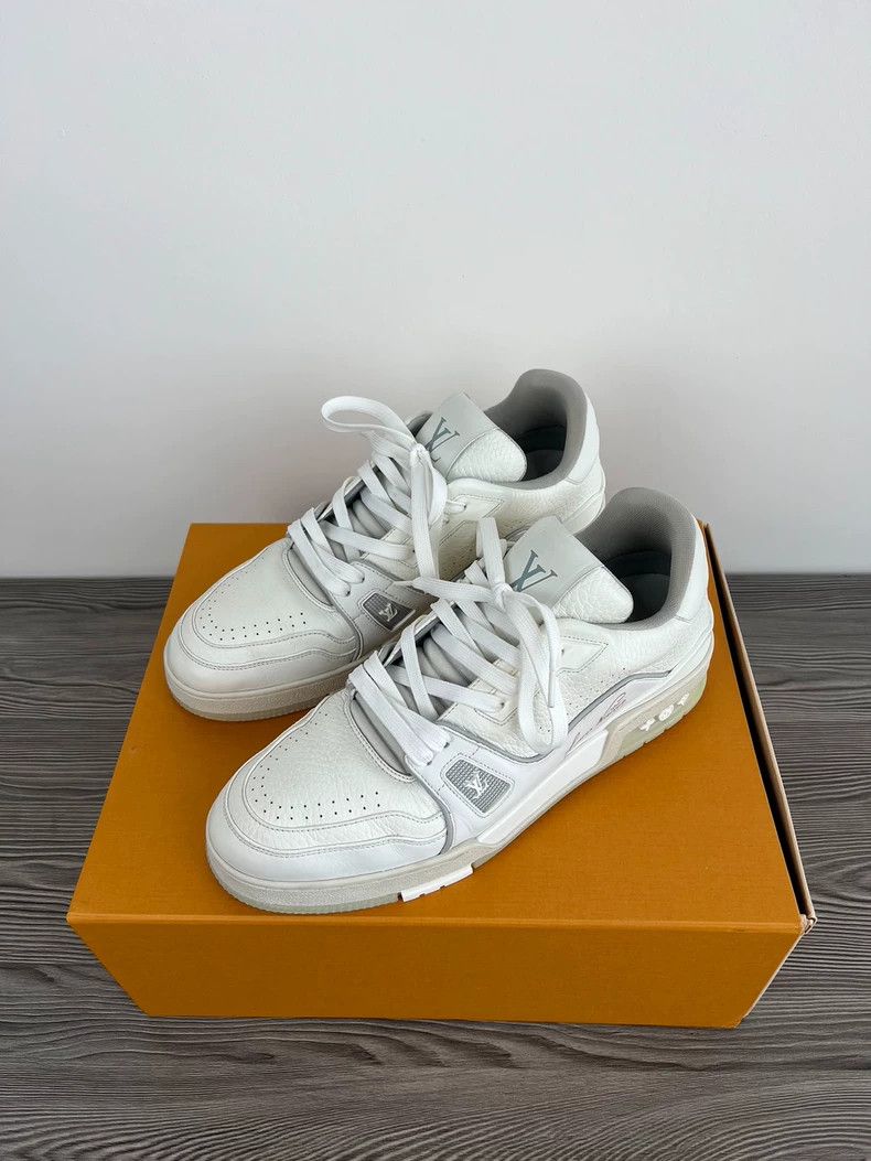 Louis Vuitton Louis Vuitton Trainer White Cement Sneakers - dmc Size US 8.5 / EU 41-42 - 1 Thumbnail