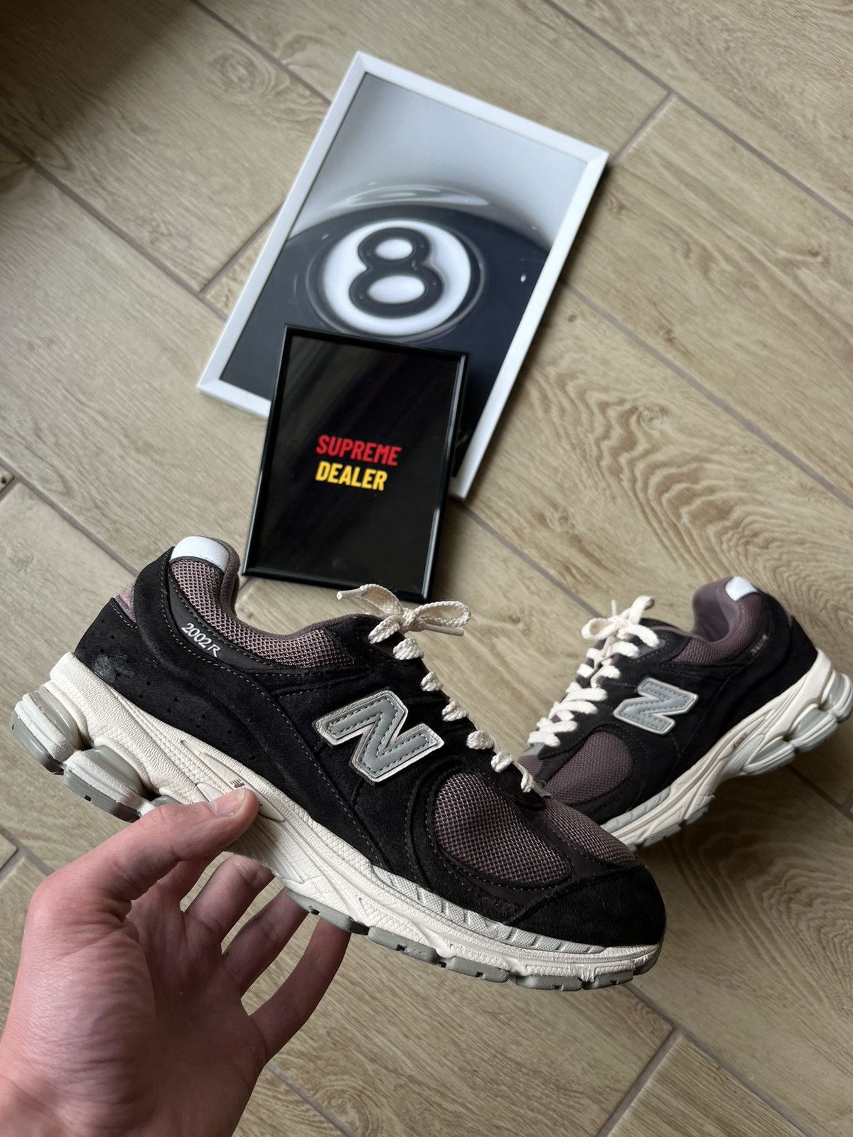 Size 8.5 - New Balance 2002R Men’s Brown Reflective Logo