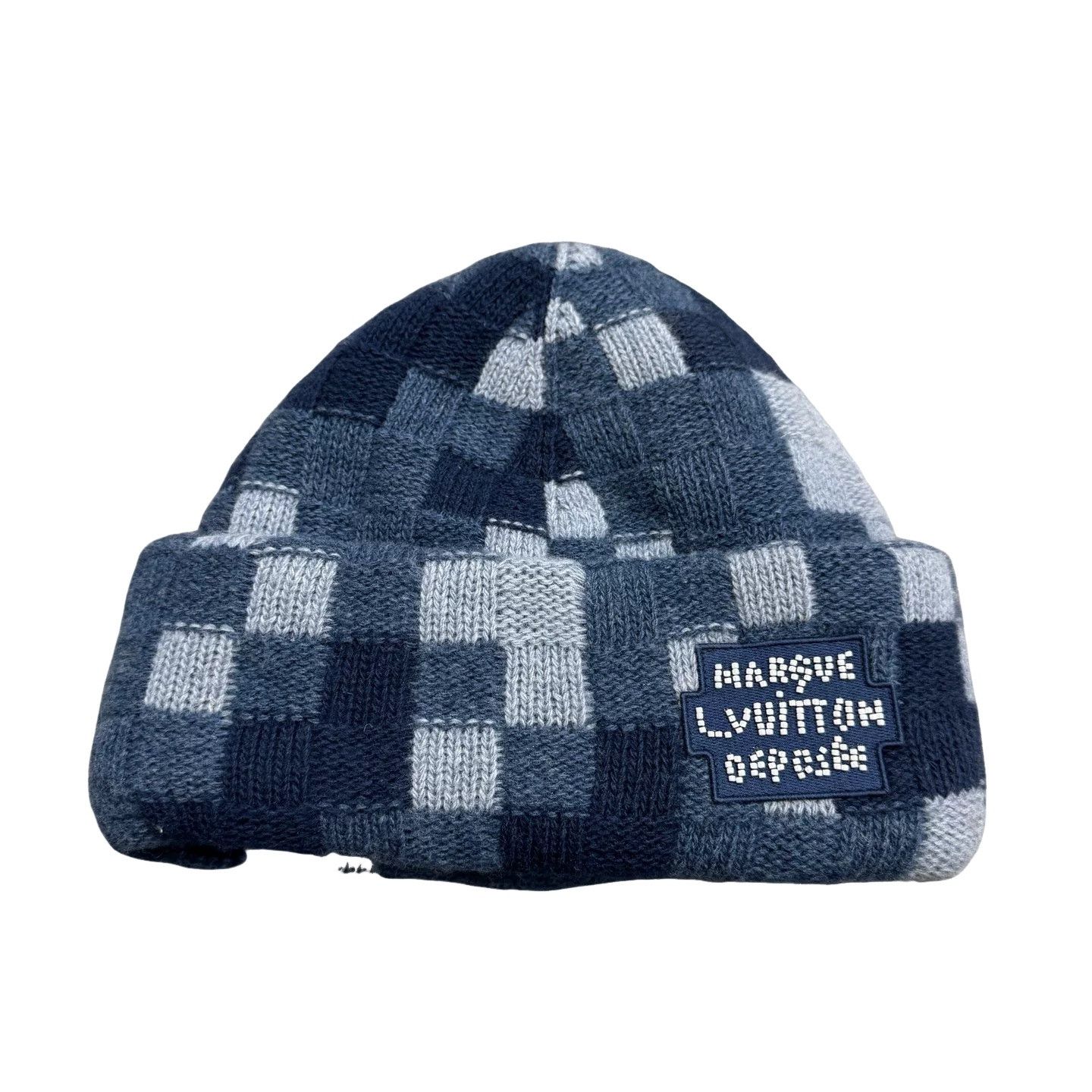 Louis Vuitton Louis Vuitton Checkerboard Wool Beanie One Size Size ONE SIZE - 1 Thumbnail