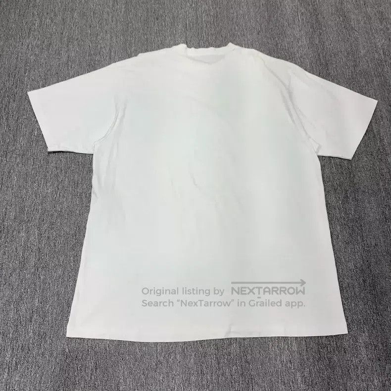 Balenciaga Balenciaga White Destroyed Letter Logo Short Sleeve Size US XS / EU 42 / 0 - 2 Thumbnail