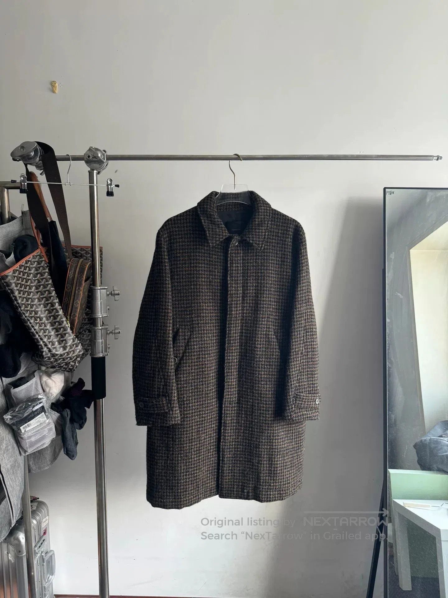 Undercover Undercover Wool Houndstooth Overcoat Size 3. Size L / US 10 / IT 46 - 1 Thumbnail