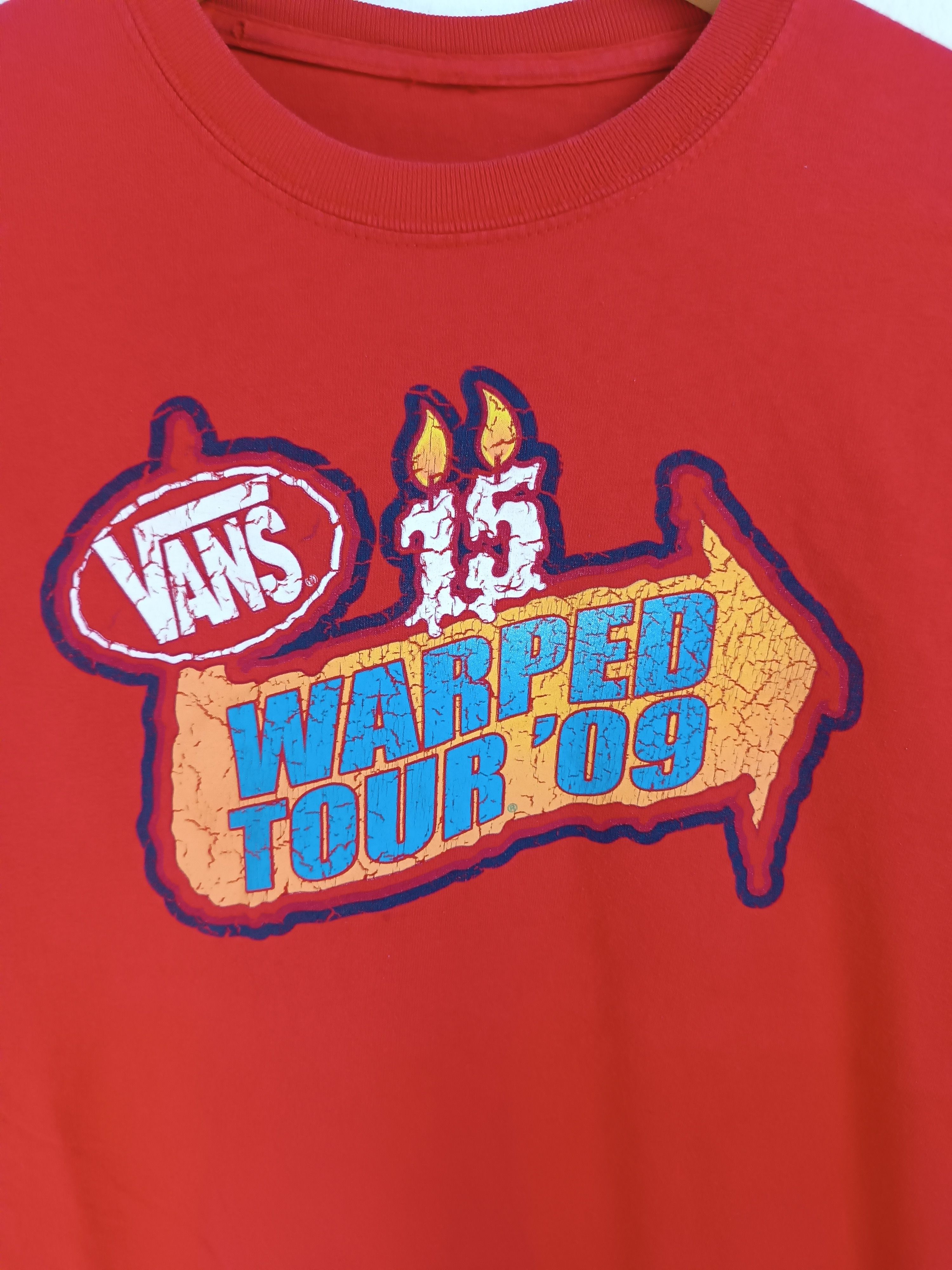 Vintage VINTAGE '09 WARPED TOUR VANS PUNK ROCK TSOL CHIODOS Size US M / EU 48-50 / 2 - 7 Thumbnail