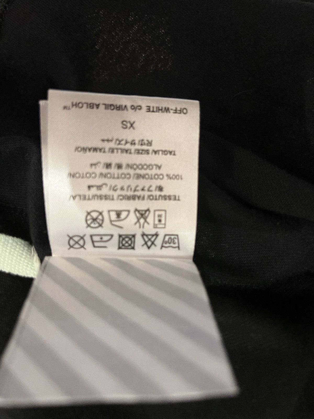 Off-White Off-White Arrows T-Shirt Black F/W 17 Size XS Size US XS / EU 42 / 0 - 4 Thumbnail