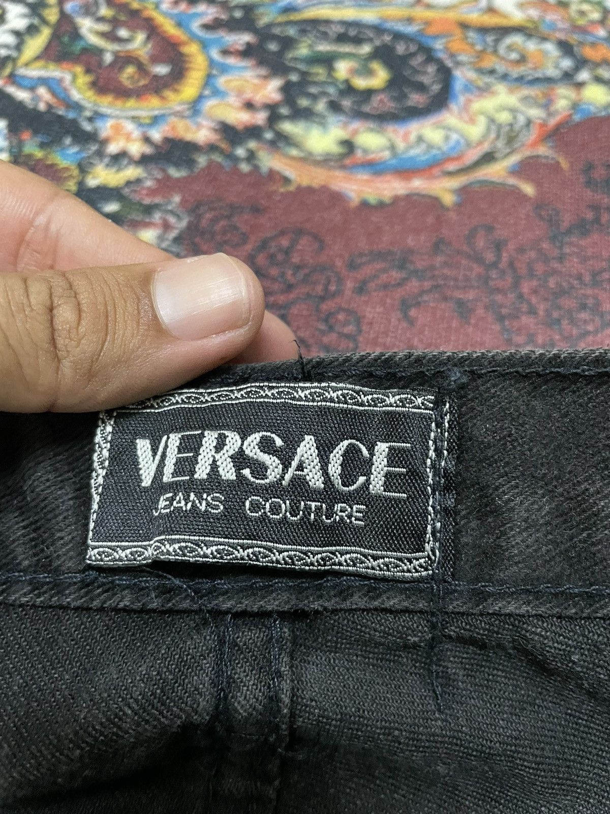 Versace Jeans Couture Versace Black Denim Jeans Size 24" / US 00 / IT 34 - 3 Thumbnail