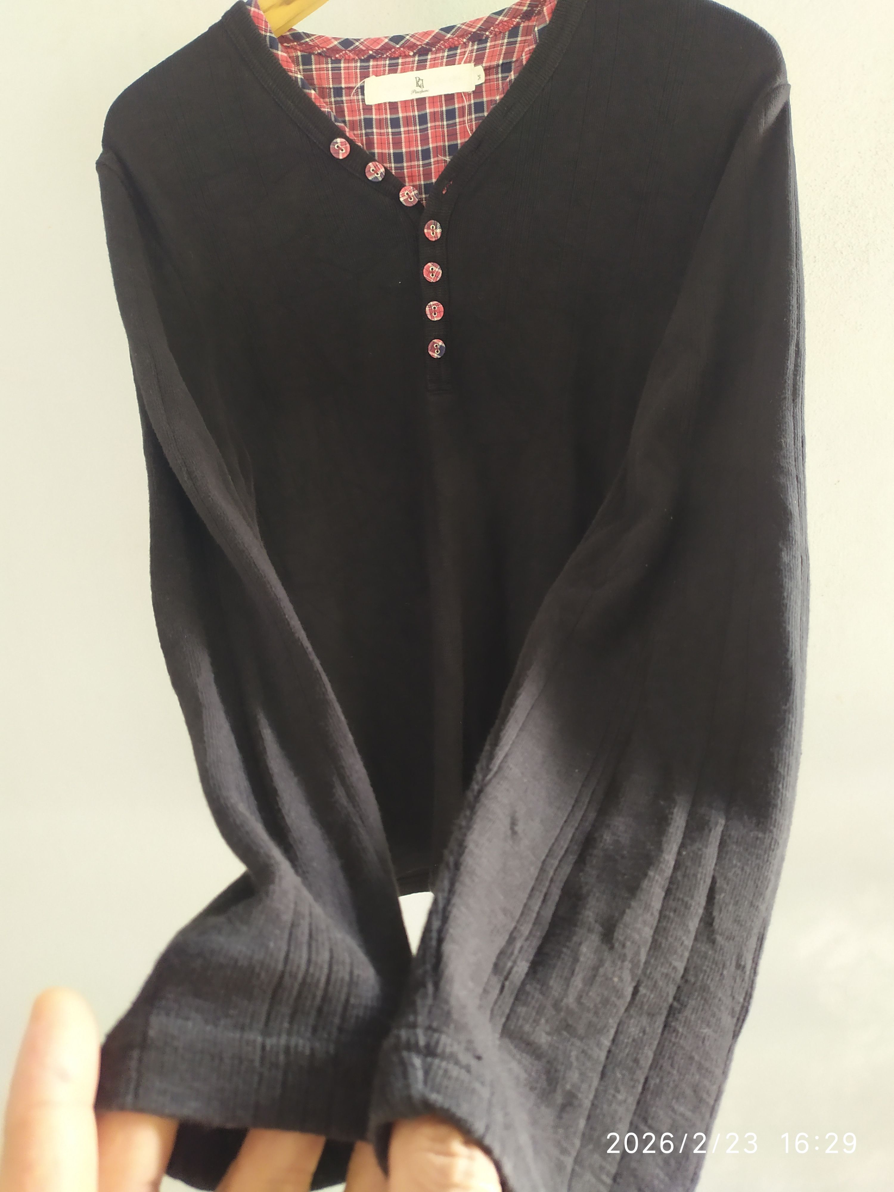 If Six Was Nine Japanese double layer Long slevee Shirt Size US S / EU 44-46 / 1 - 5 Thumbnail