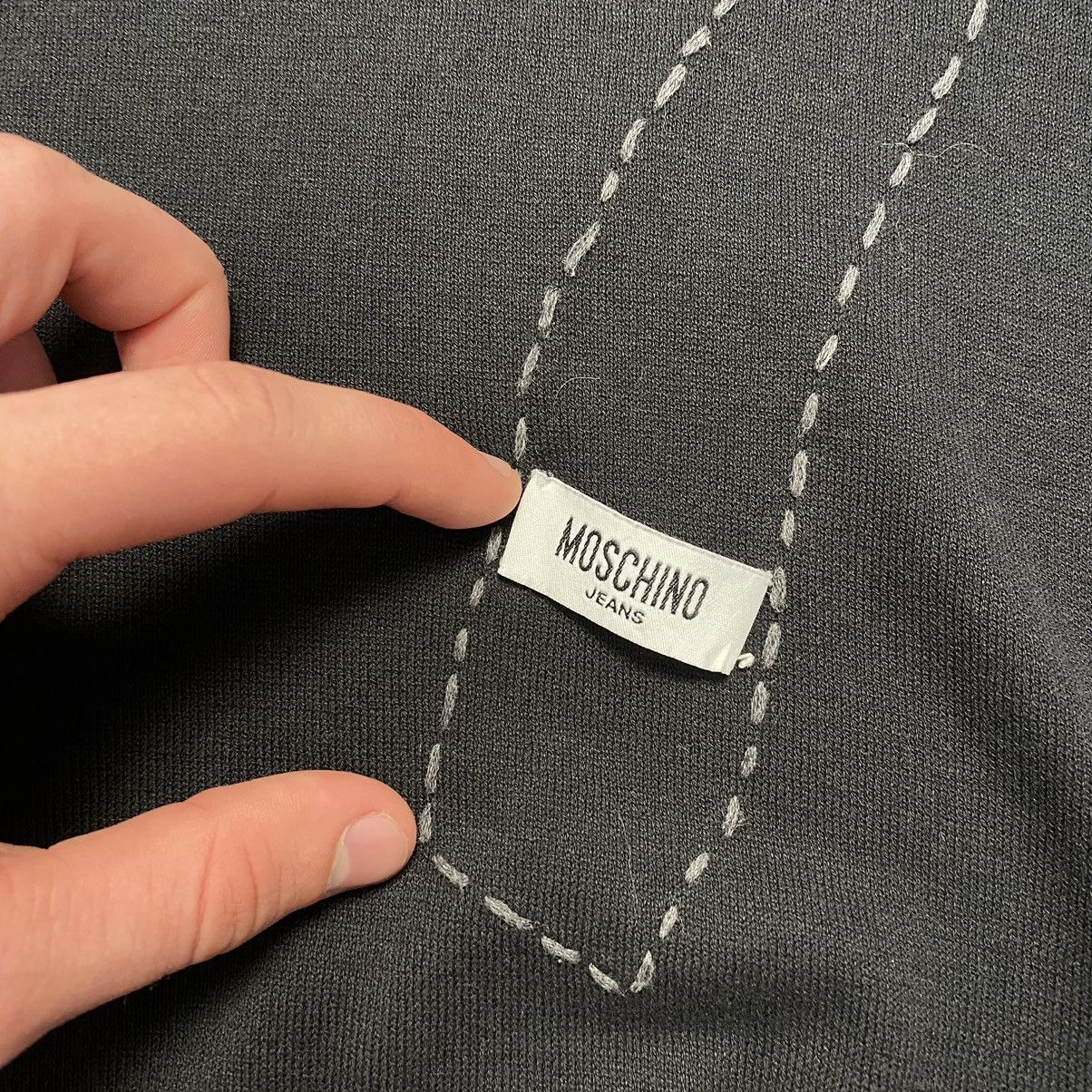Moschino Luxury Moschino Jeans Designer Logo vintage sweater Size US XL / EU 56 / 4 - 4 Thumbnail