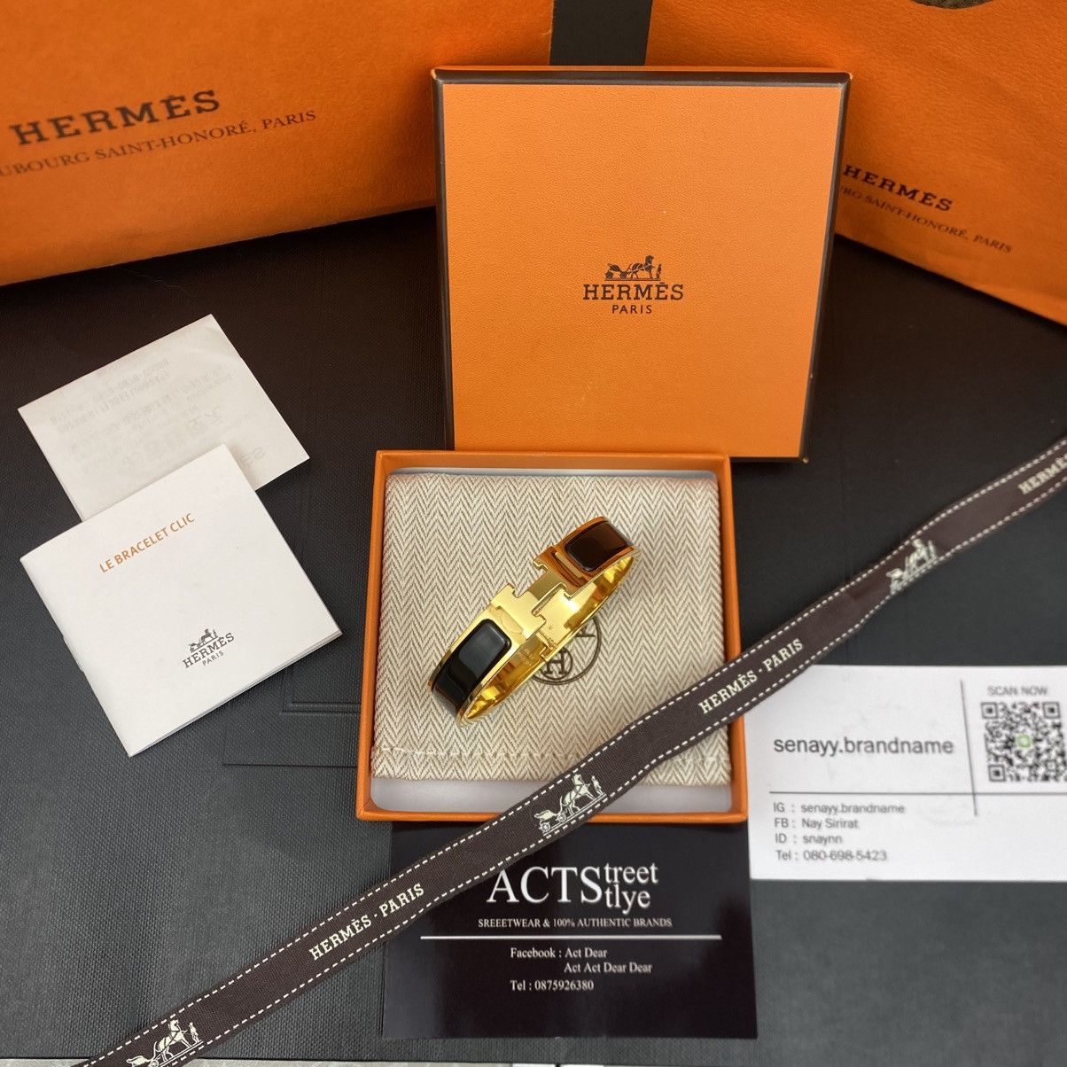 Hermes Hermes Cilc clac bracelet Size ONE SIZE - 1 Thumbnail