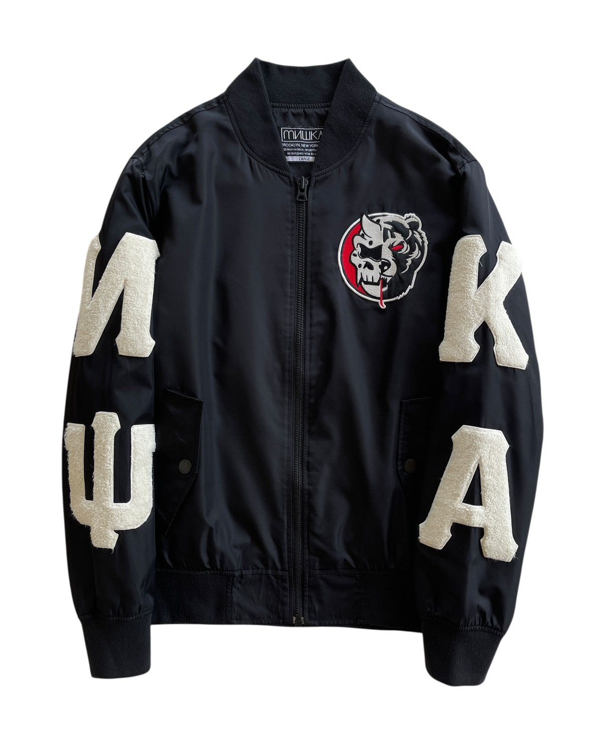 Mishka Mishka Brocklyn NewYork MA-1 Bomber Jacket Size US L / EU 52-54 / 3 - 1 Thumbnail