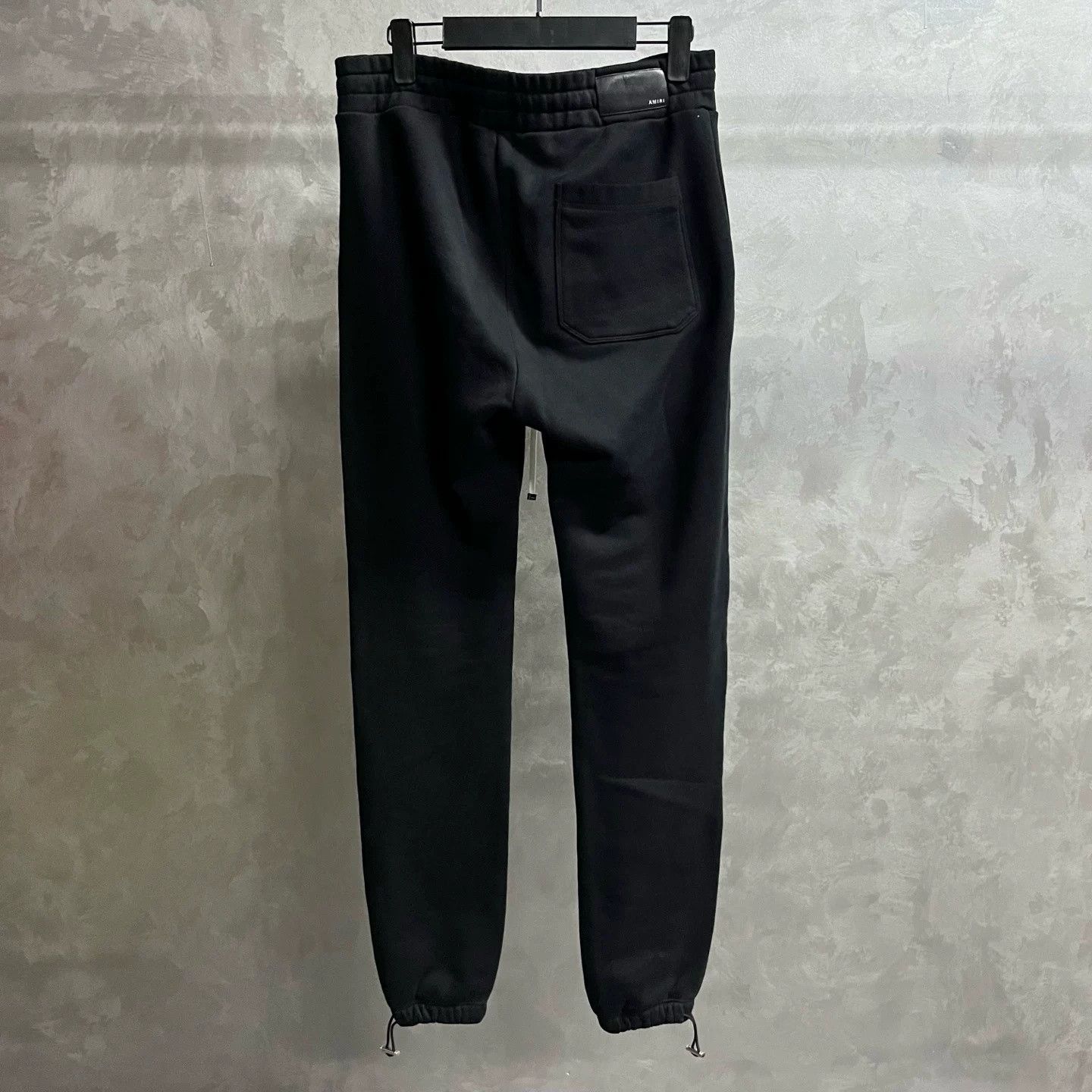 Amiri Amiri Black Embroidered Drawstring Track Pants Size US 30 / EU 46 - 6 Thumbnail