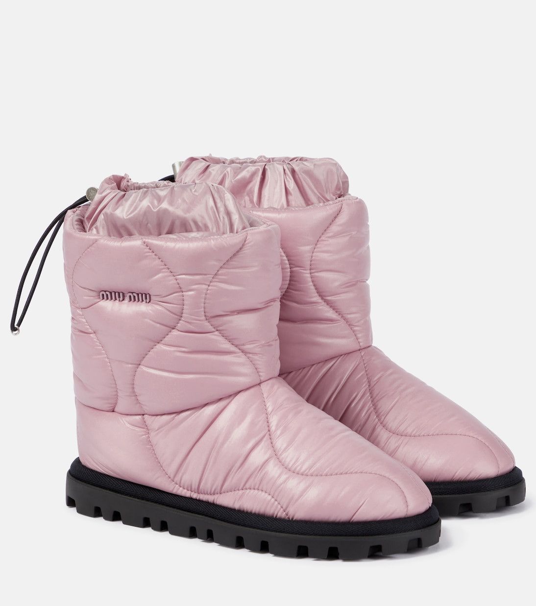 Miu Miu Logo snow boots Size US 8 / IT 38 - 1 Thumbnail