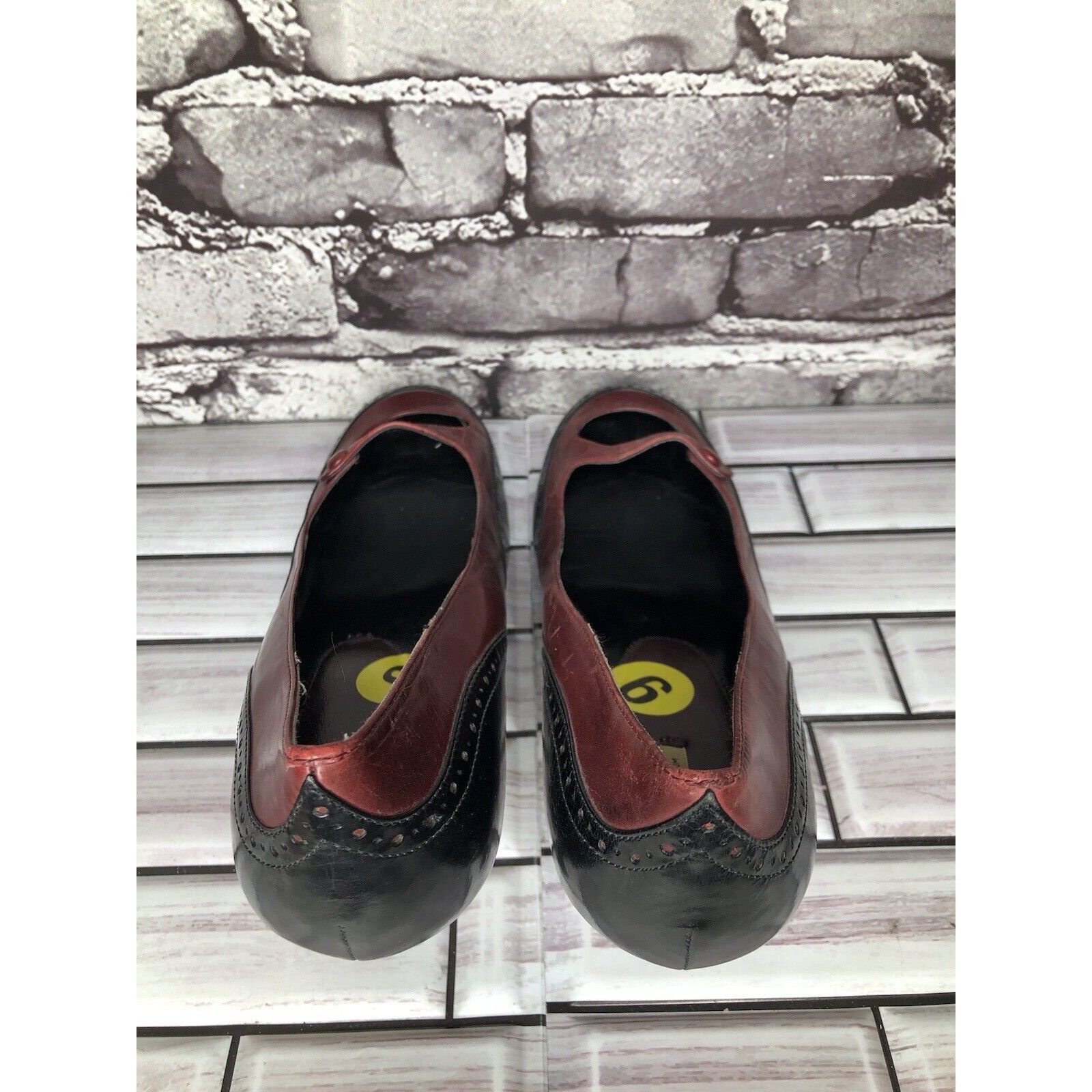 Other Max Studio Burgundy Red Leather MaryJane Strap High Heels Wo Size US 9 / IT 39 - 5 Thumbnail