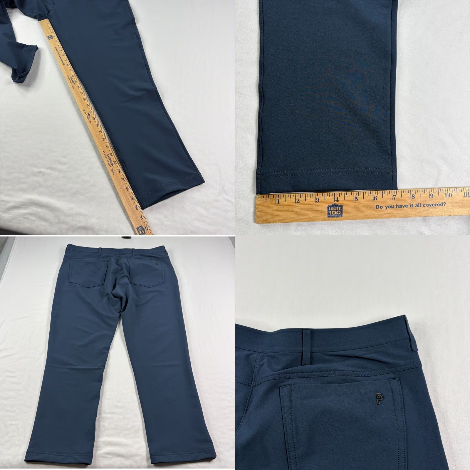 Vintage Public Rec Dealmaker Pants Mens 38x30 Blue Chino 5 Pocket Golf Stretch Regular Straight 30 in Inseam LL Size US 38 / EU 54 - 8 Thumbnail
