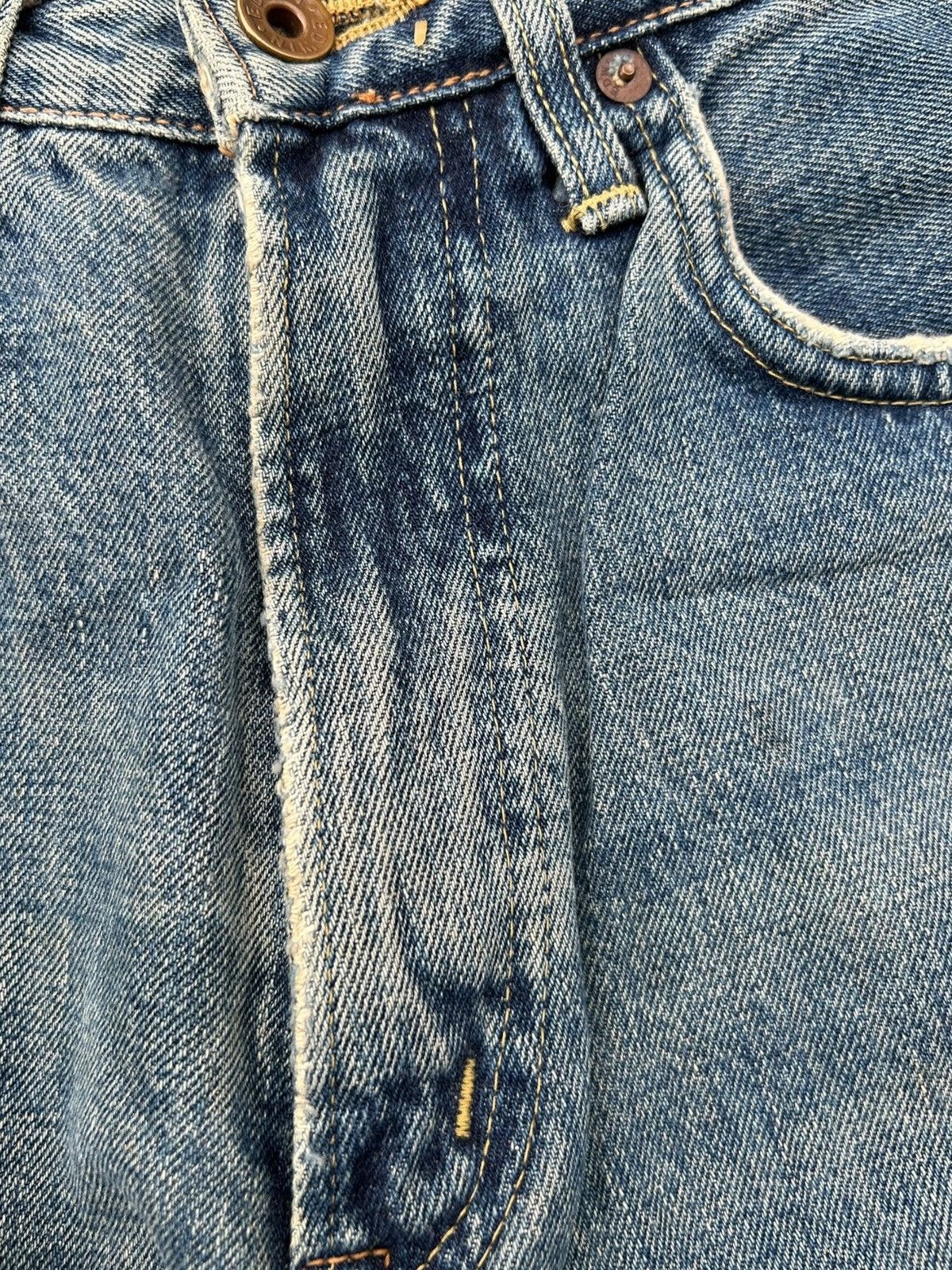 Japanese Brand × Kapital × Vintage Edwin Selvedge Baggy Distressed Vintage Denim Jeans Size US 30 / EU 46 - 5 Thumbnail
