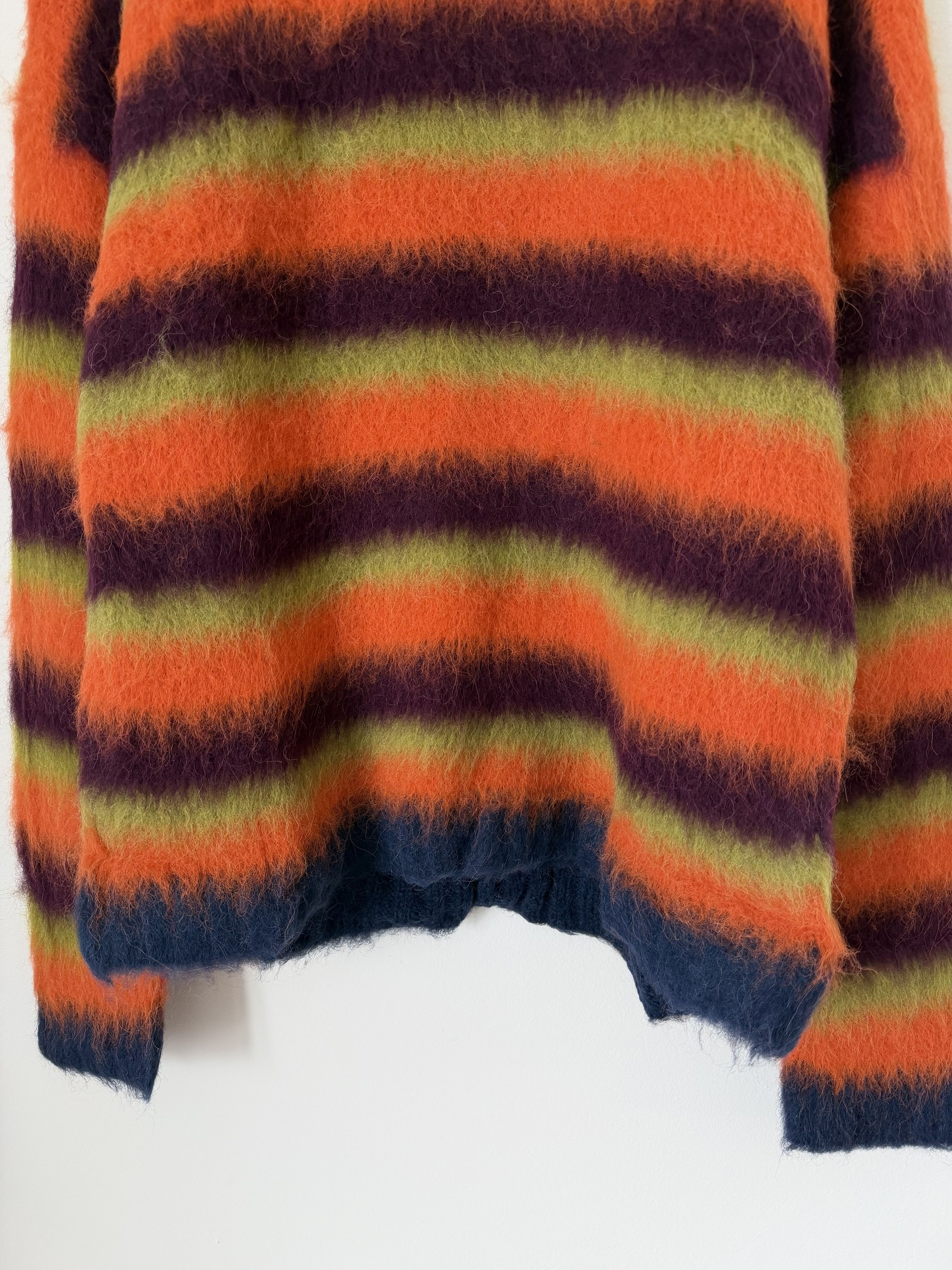 Brain Dead Brain Dead Blurry Lines Alpaca Sweater in Orange Size US L / EU 52-54 / 3 - 3 Thumbnail