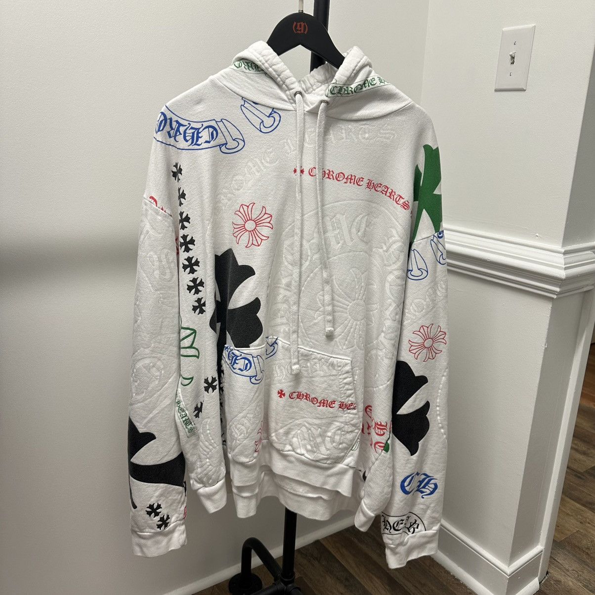 Chrome Hearts Stencil Hoodie | Grailed