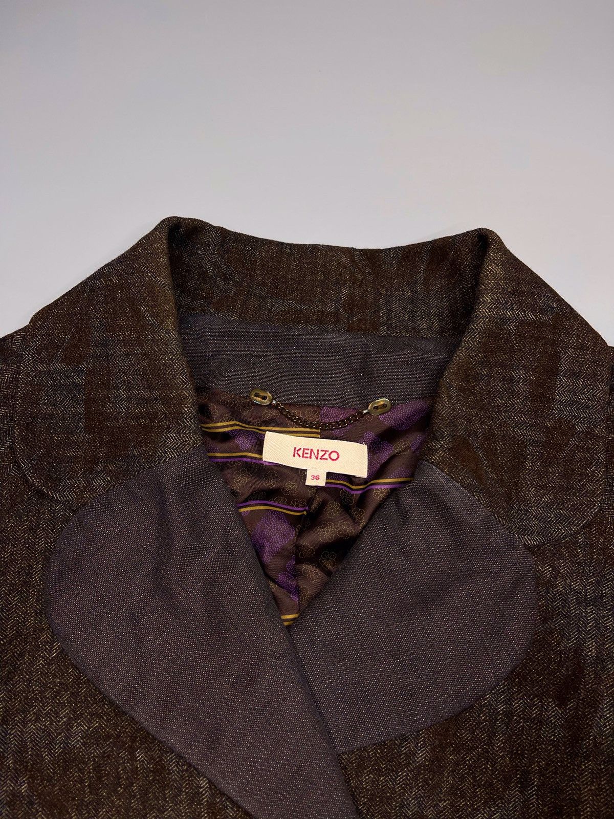 Designer × Kenzo Vintage Archive Kenzo Blazer Jacket 90’s Size XS / US 0-2 / IT 36-38 - 7 Thumbnail