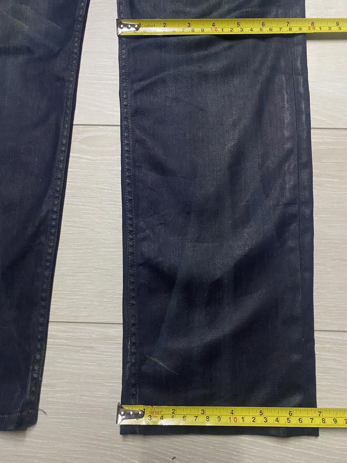 Levi's Levis Y2K Black Denim Distressed Slim Fit Jeans Size US 30 / EU 46 - 16 Thumbnail