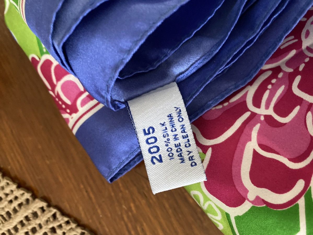 Lilly Pulitzer LILLY PULITZER FORD FLORAL SILK SCARF Size ONE SIZE - 9 Thumbnail