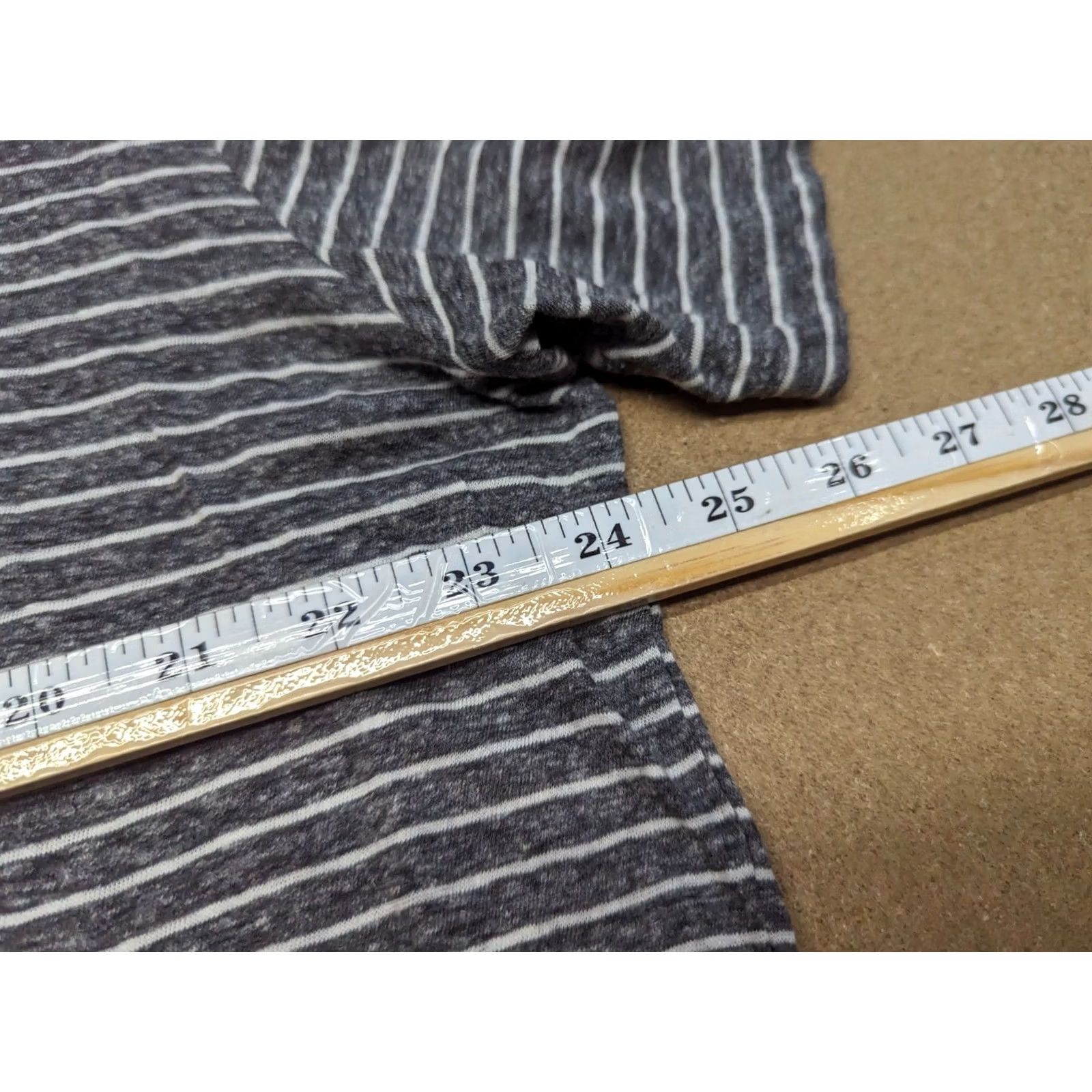 Vintage Johnny-O Polo Shirt Mens XL Short Sleeve Striped Gray White Cotton T-Shirt Golf Clothing Mens XL Size US XL / EU 56 / 4 - 7 Thumbnail