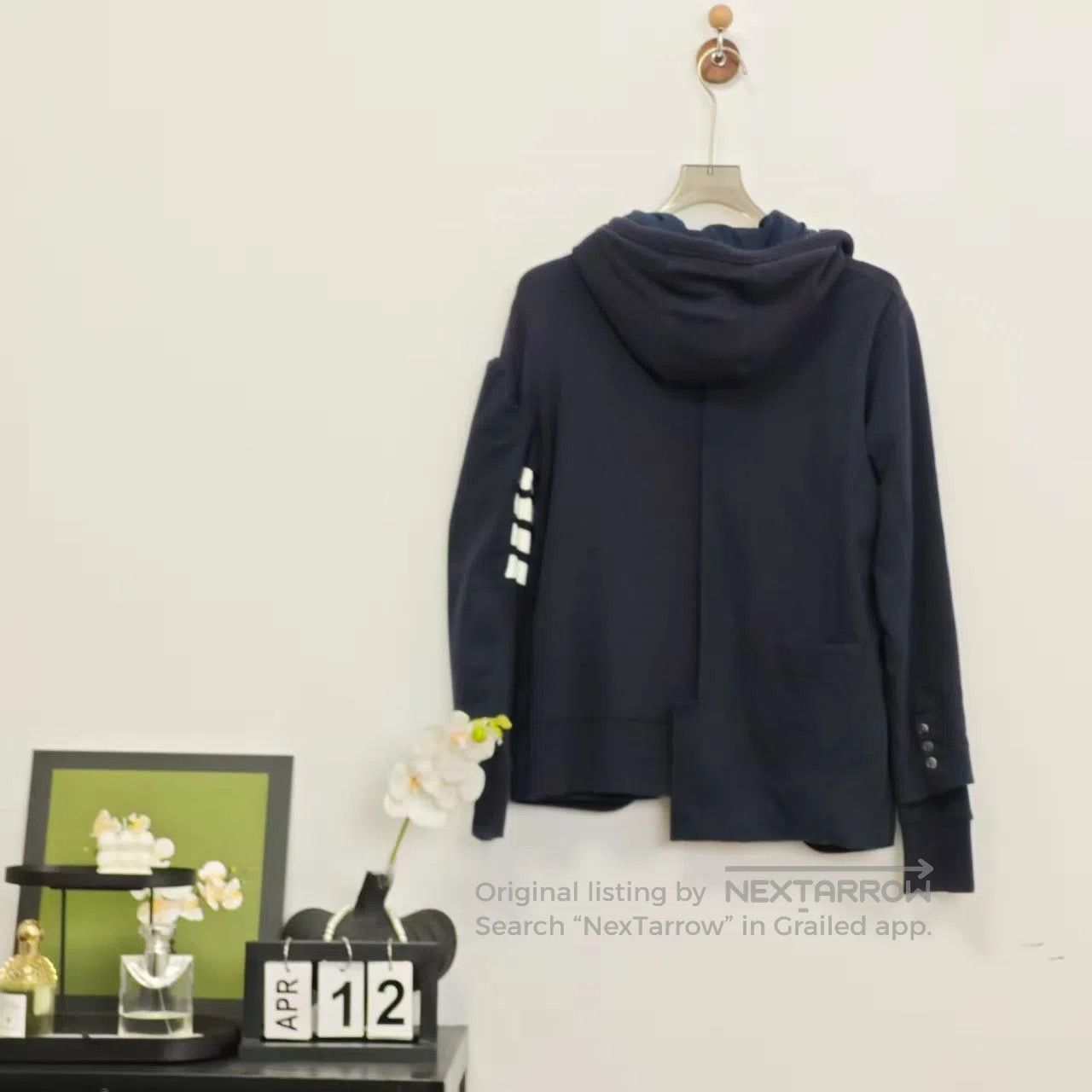 Thom Browne Thom Browne Navy Blue Fake Two-Piece Design Hooded Jacket| Size US S / EU 44-46 / 1 - 4 Thumbnail