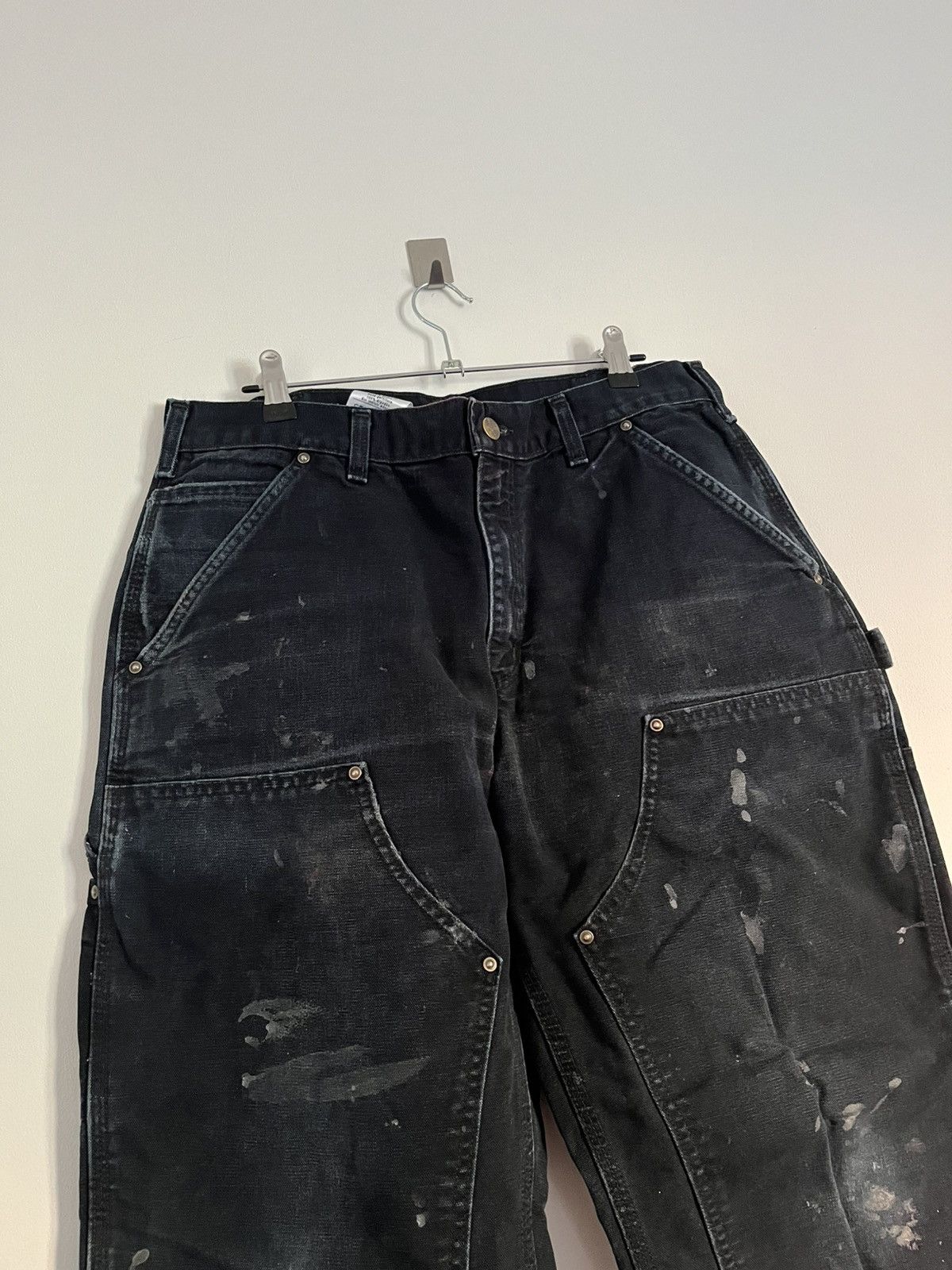Carhartt Vintage Carhartt Double Knee Carpenter Work Pant Faded Navy Size US 33 - 4 Thumbnail