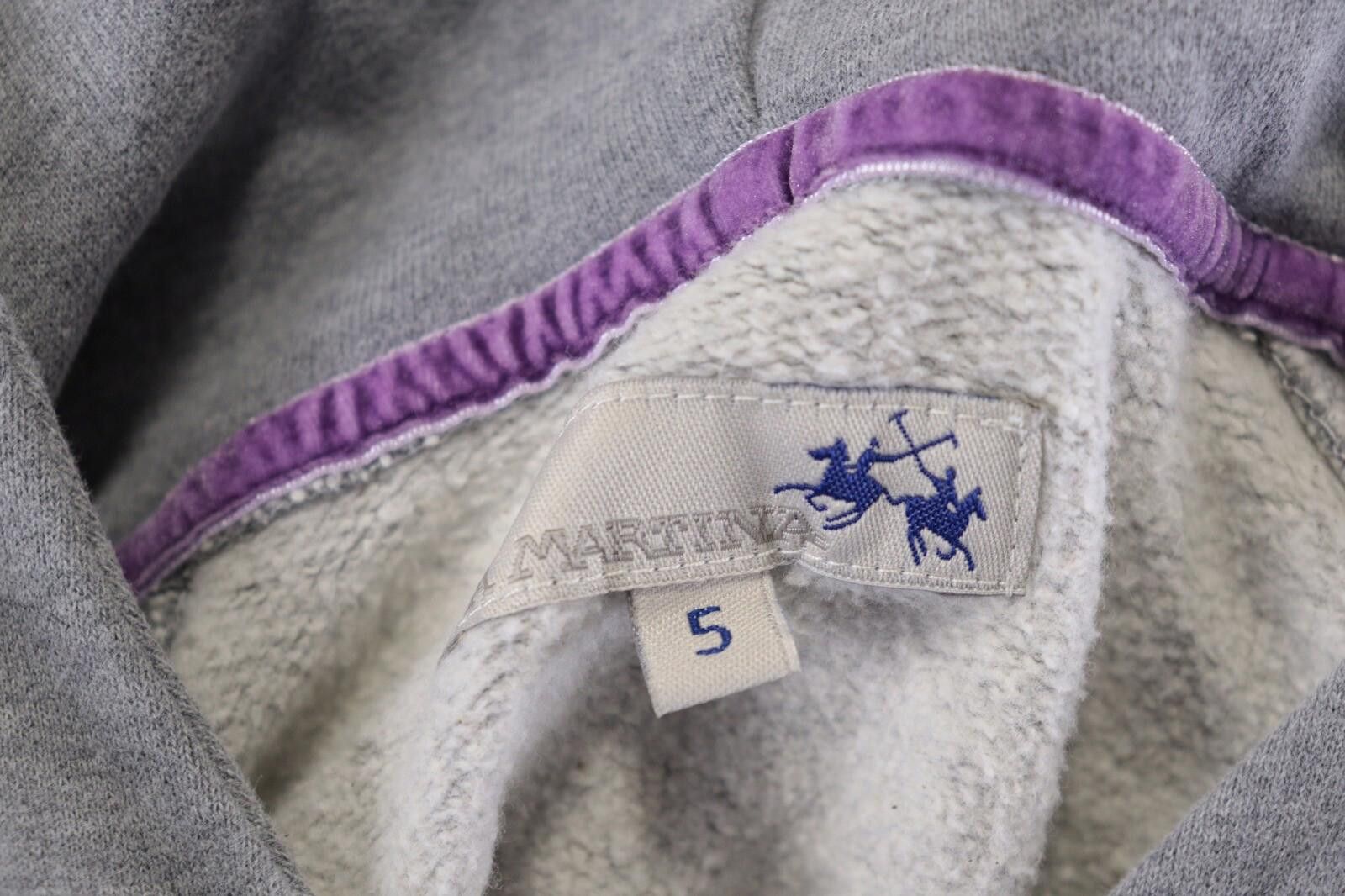 La Martina La Martina Gray Aspen USA Activewear Fleeced Hoodie Size 5 Size XXL / US 16-18 / IT 52-54 - 11 Thumbnail