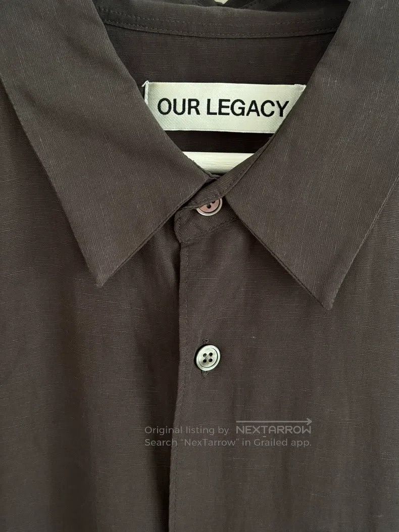 Our Legacy Our Legacy Brown shirt Size US L / EU 52-54 / 3 - 2 Thumbnail