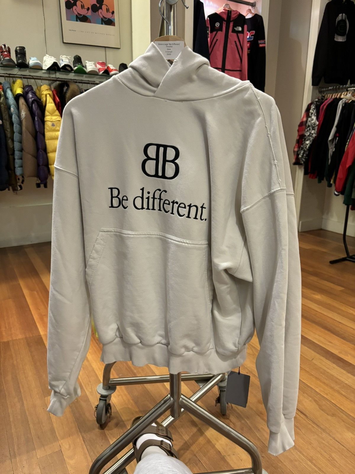 Balenciaga Balenciaga 'Be Different' Hoodie | Grailed