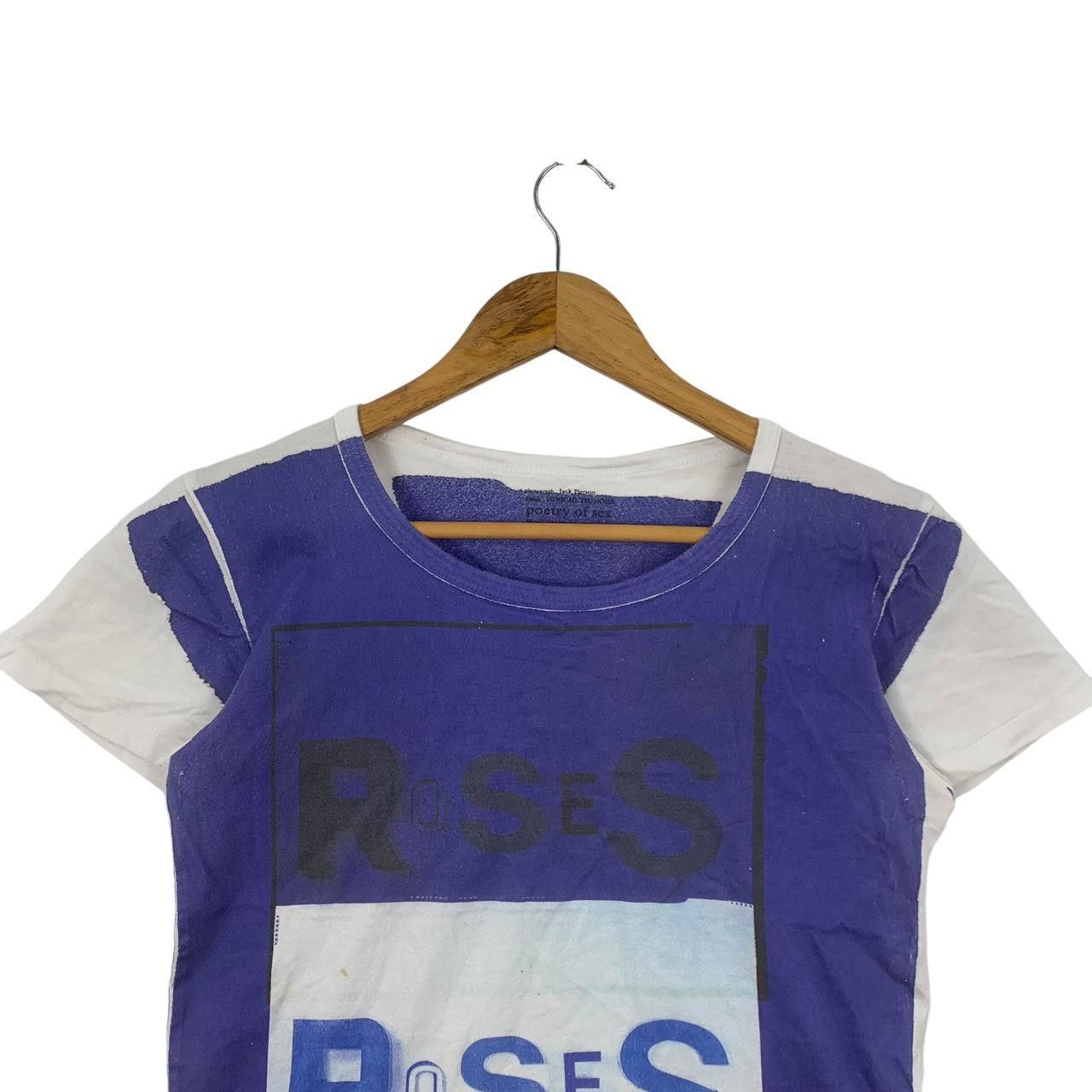 Other PHOTOGRAPH JACK PIERSON Poetry Of Sex Roses Tee Shirt Size XS / US 0-2 / IT 36-38 - 2 Thumbnail