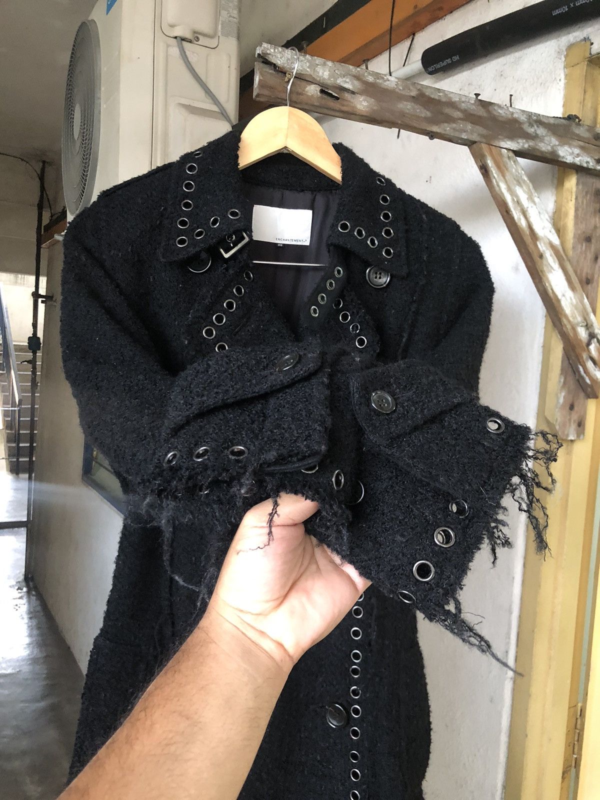 If Six Was Nine Rare❗️Enchantement Bondage Punk Long Coat If Six Was Nine Size XS / US 0-2 / IT 36-38 - 13 Thumbnail