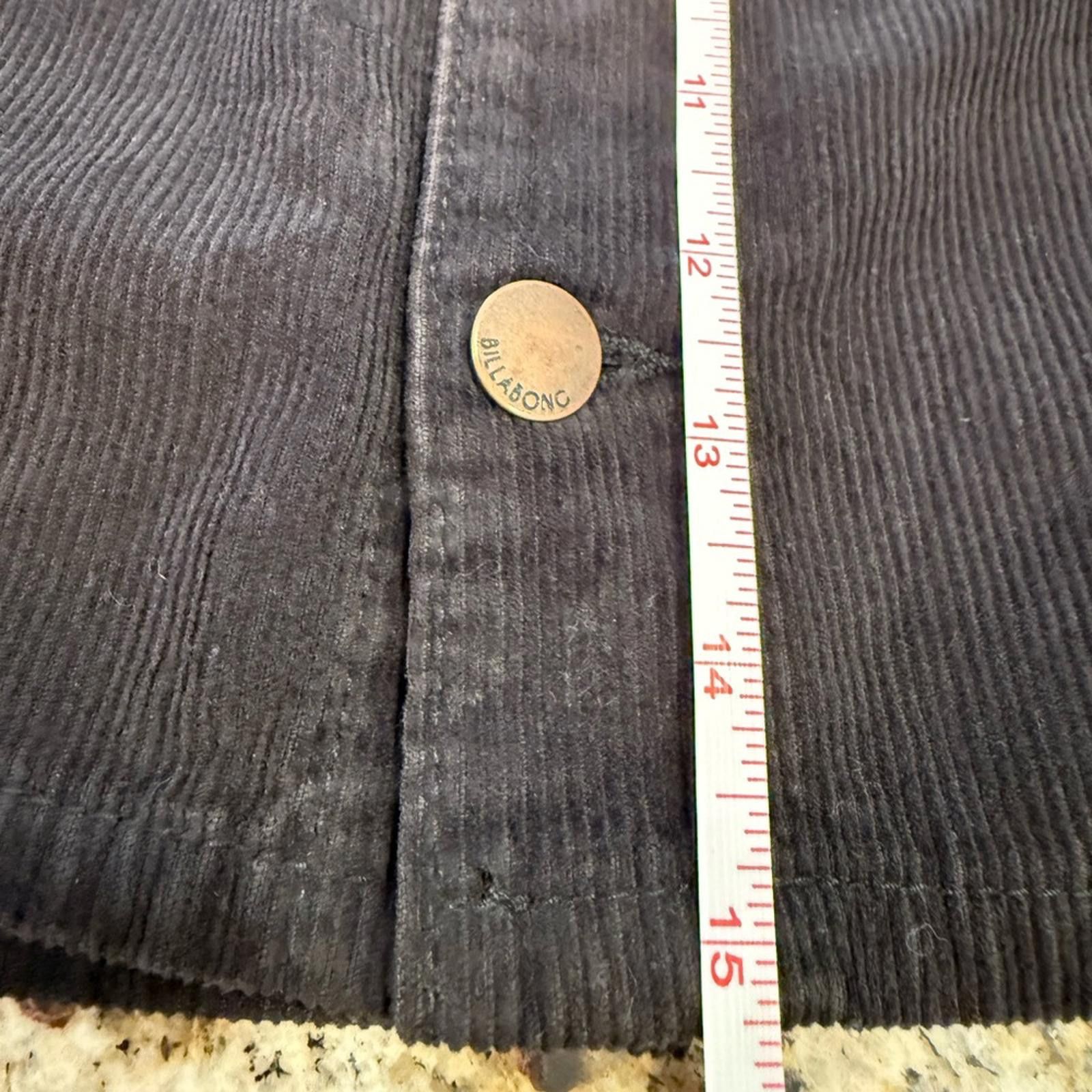 Billabong Billabong black cotton corduroy mini skirt SZ 27” Size 30" / US 8 / IT 44 - 9 Thumbnail